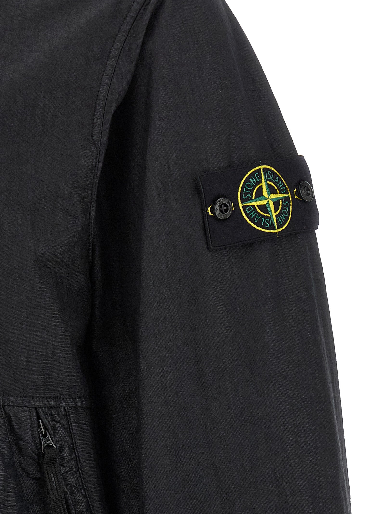Stone Island Black Polyamide Shell Men's Jacket