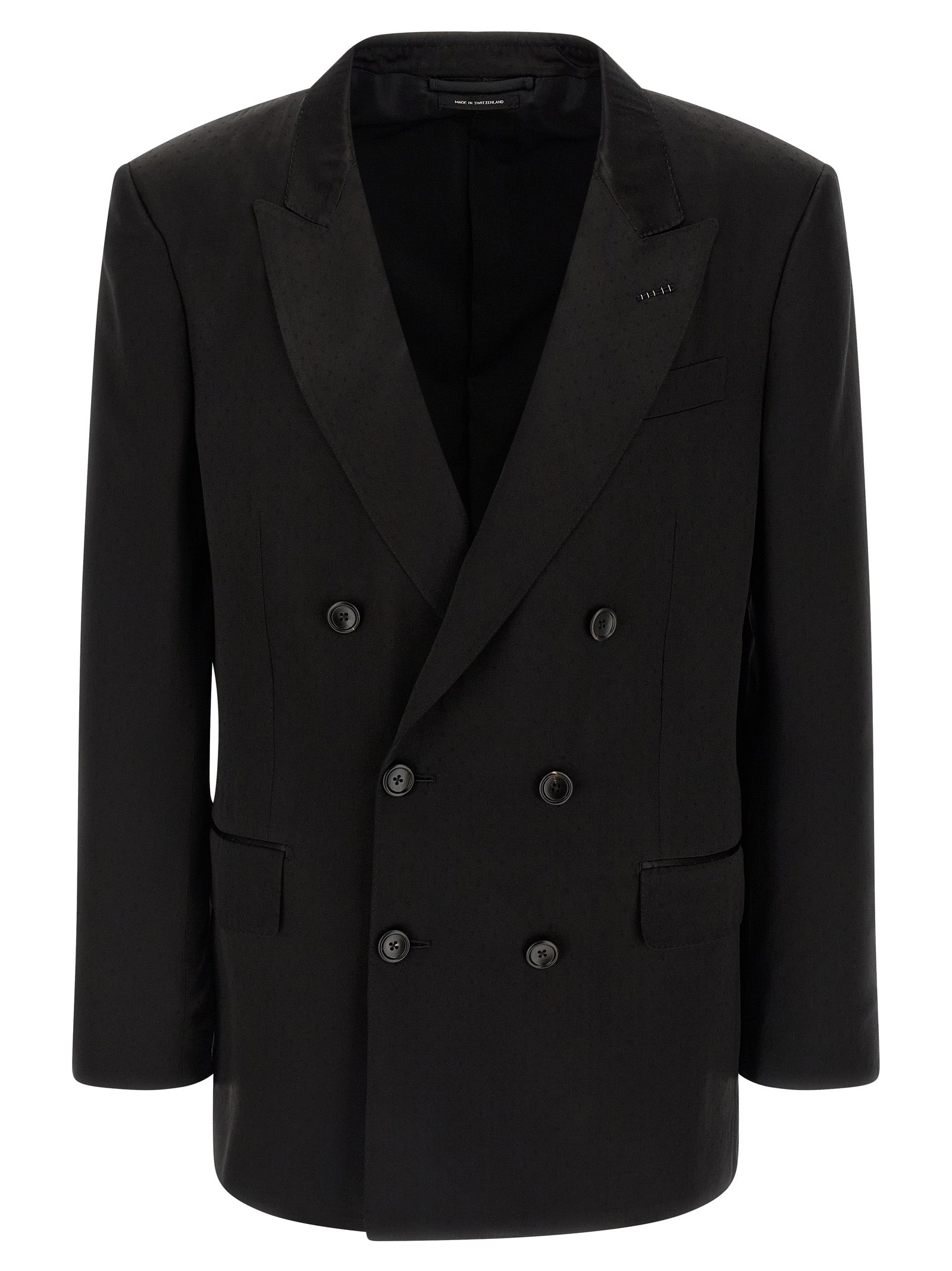 Tom Ford Black Viscose Men's Blazer