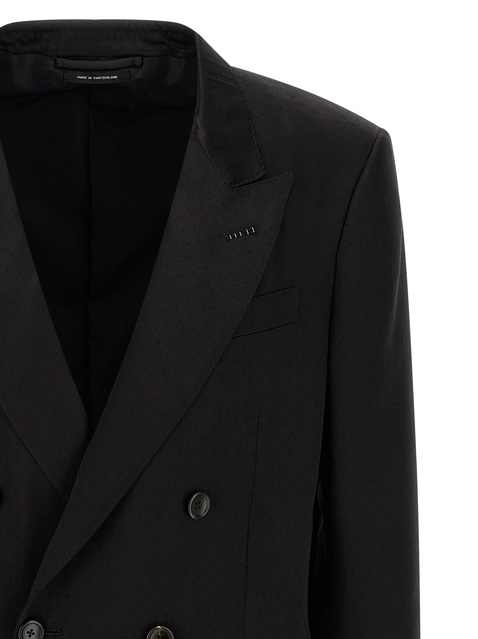Tom Ford Black Viscose Men's Blazer