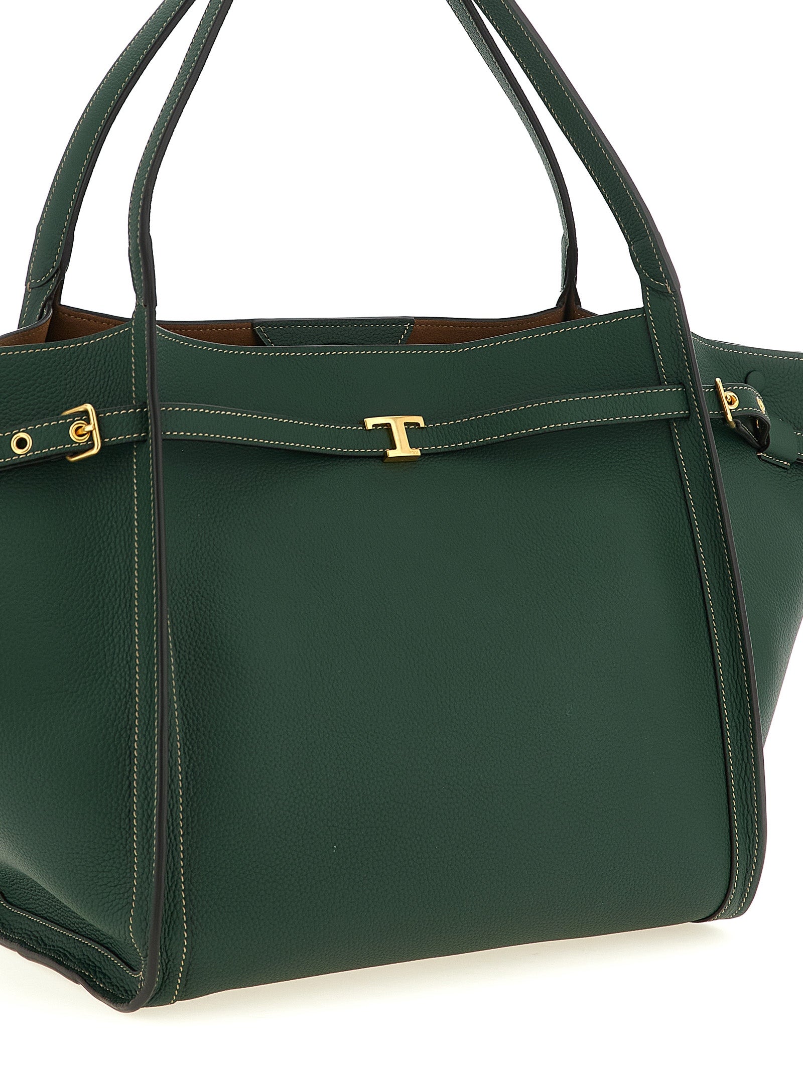 Tod's Bicolor Calfskin Tote Women's Bag