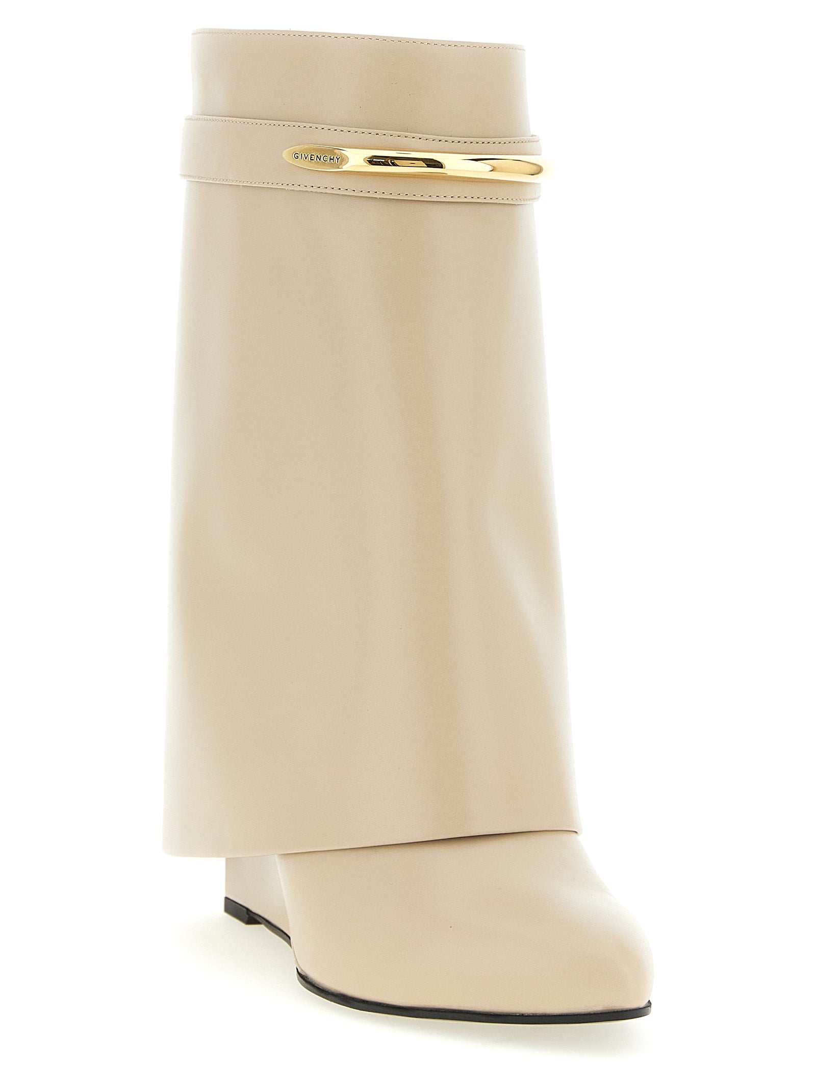 Givenchy Beige Calfskin Ankle Women's Boots