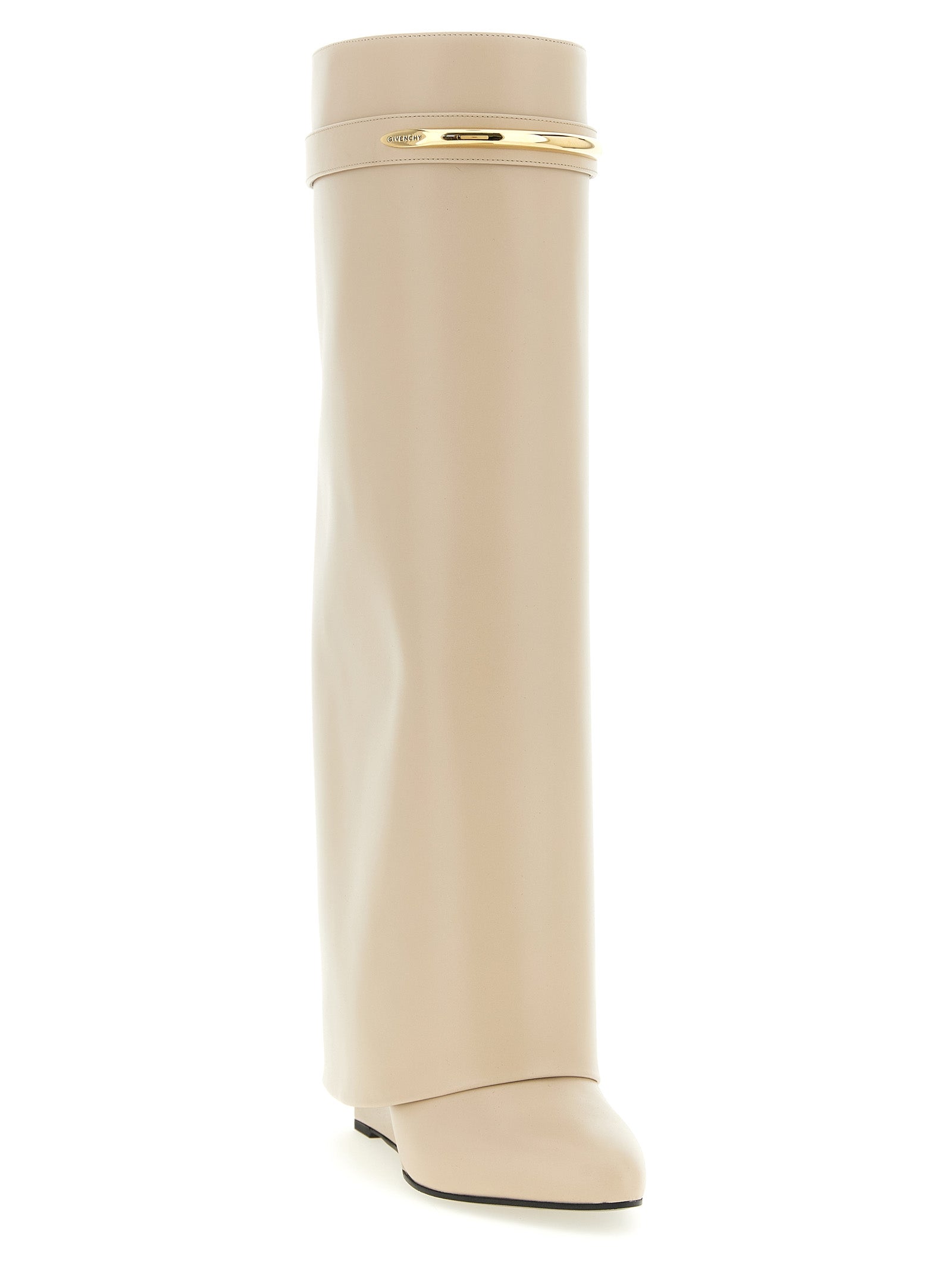 Givenchy Beige Calfskin Over The Women's Knee