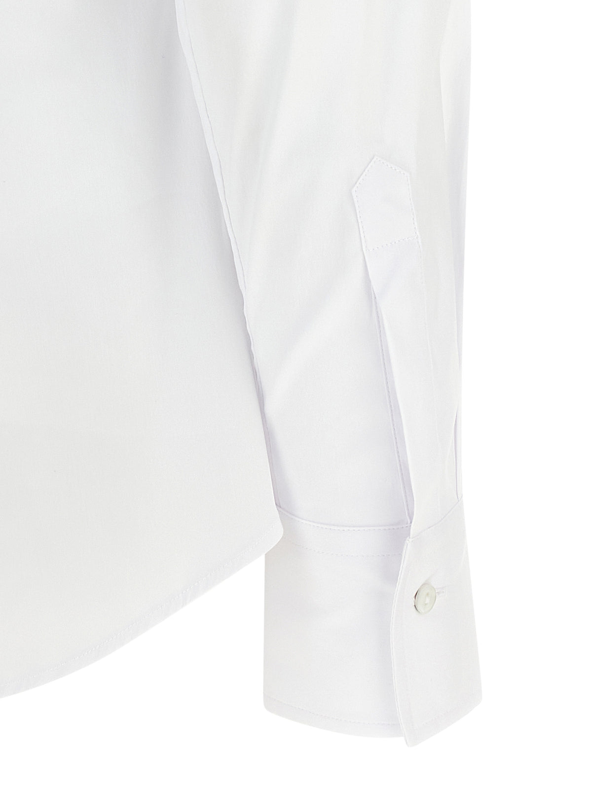 XACUS White Cotton Women's Blouse