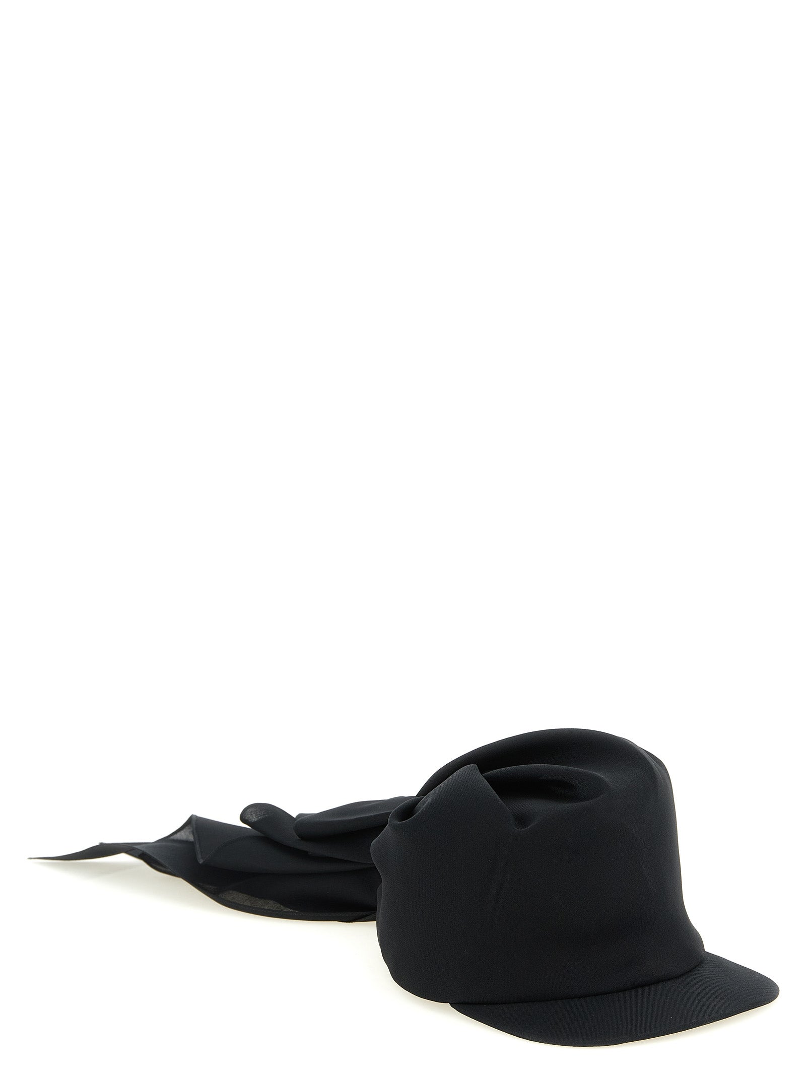 Balenciaga Black Silk Cap (Baseball Women's Hat)