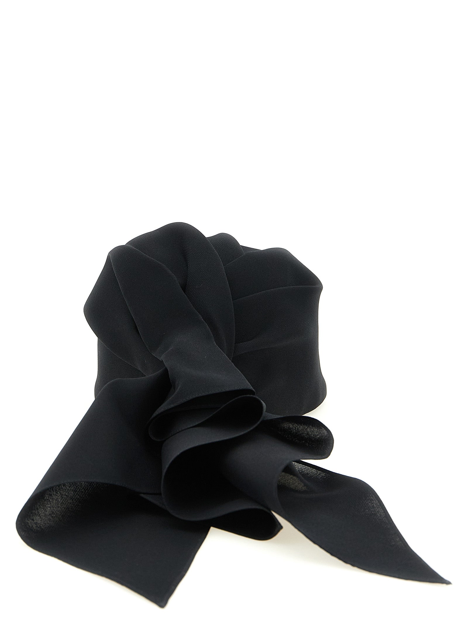 Balenciaga Black Silk Cap (Baseball Women's Hat)