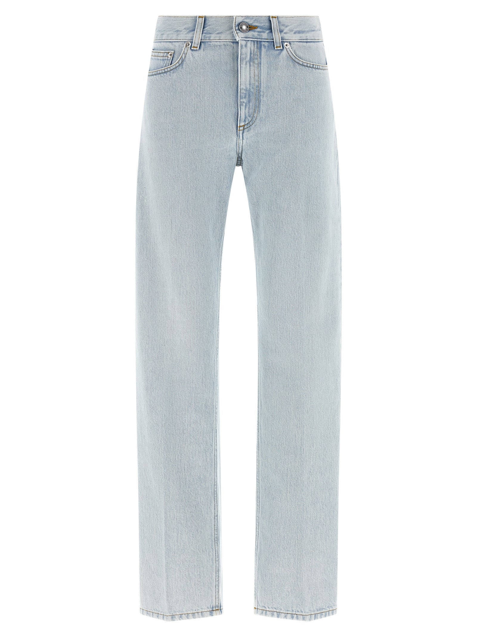 Givenchy Blue Cotton Straight-Leg Women's Jeans