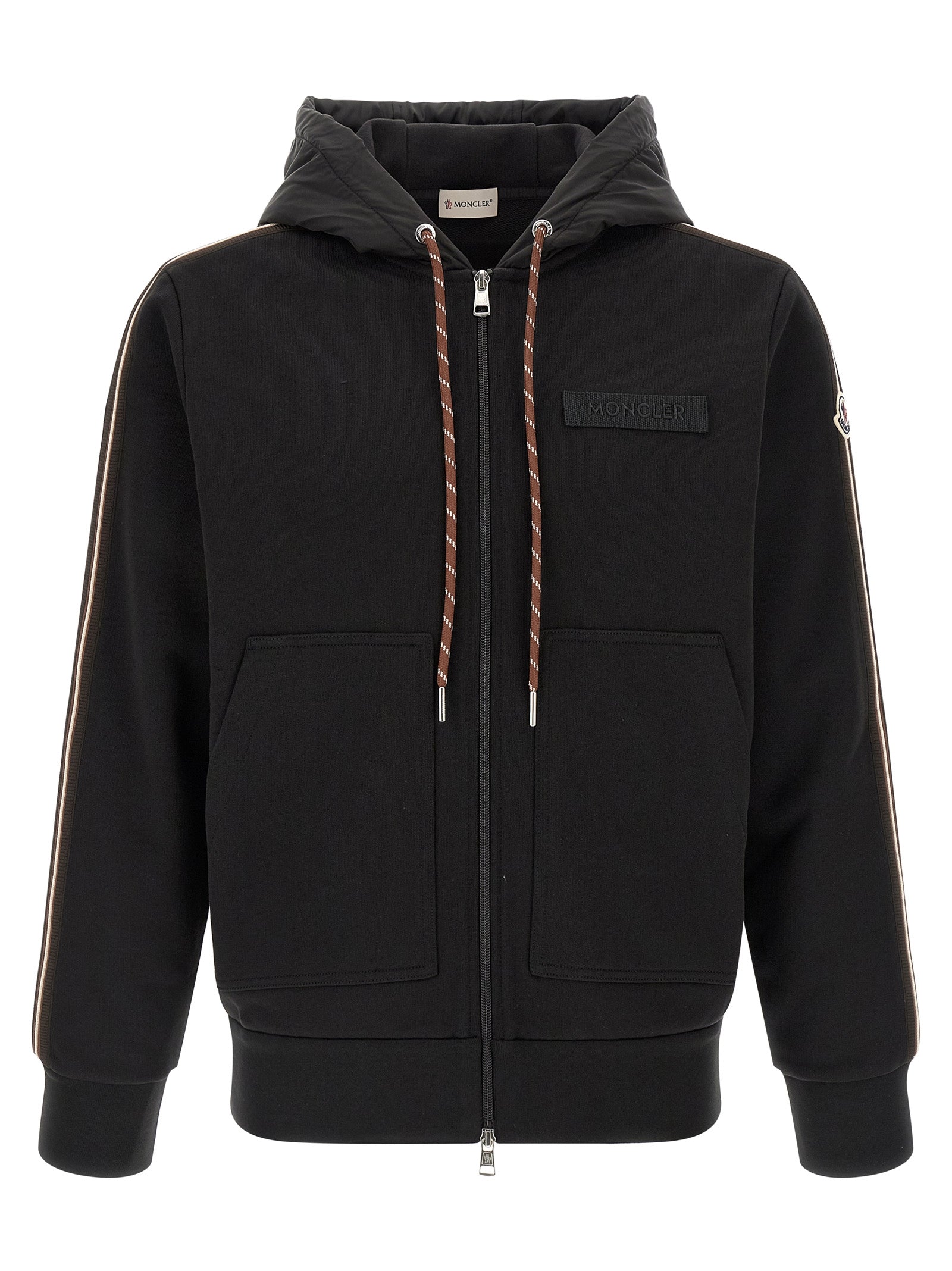 Moncler Black Polyamide Men's Sweatshirt