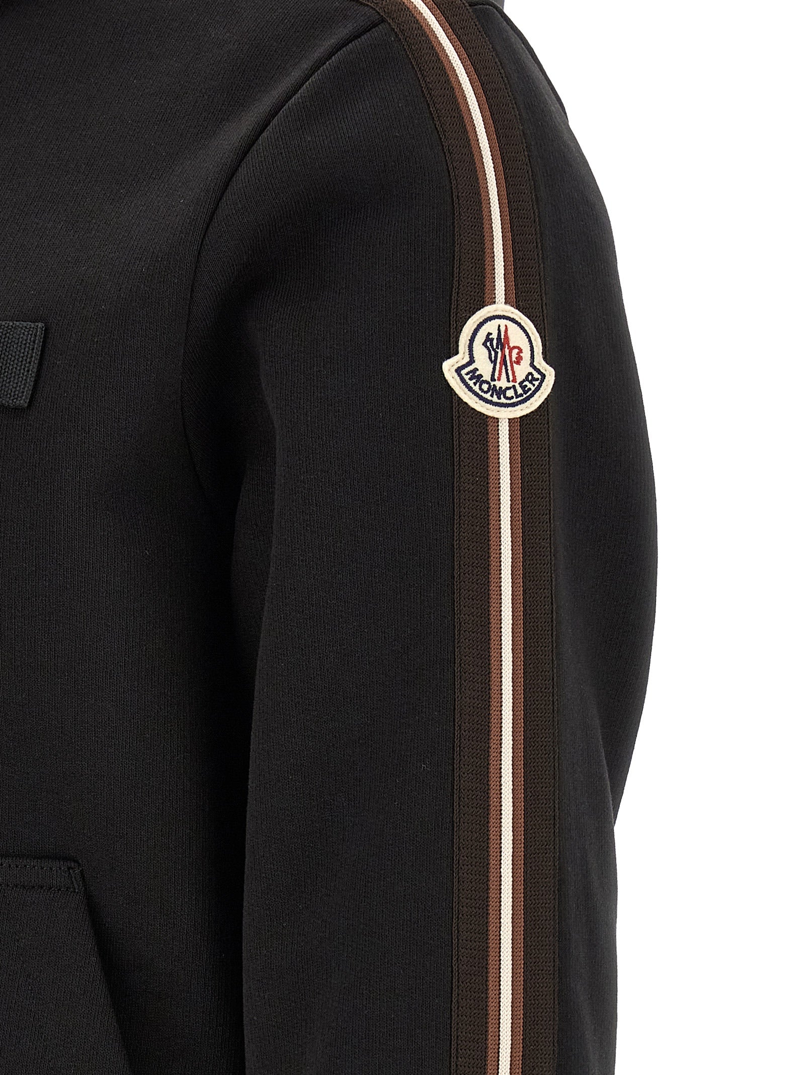 Moncler Black Polyamide Men's Sweatshirt