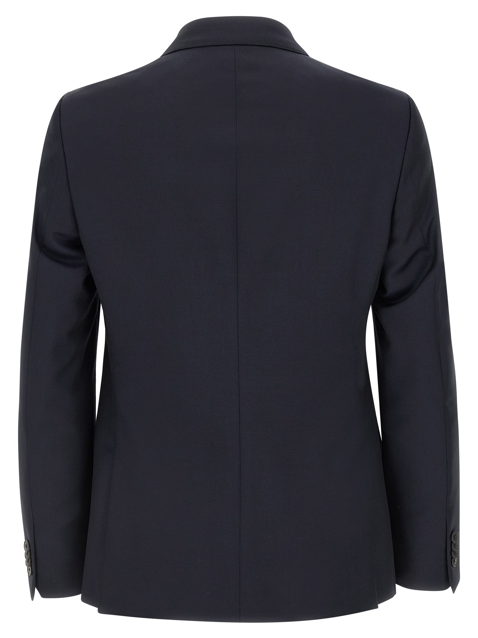 ZEGNA Blue Wool Two-Piece Men's Suit