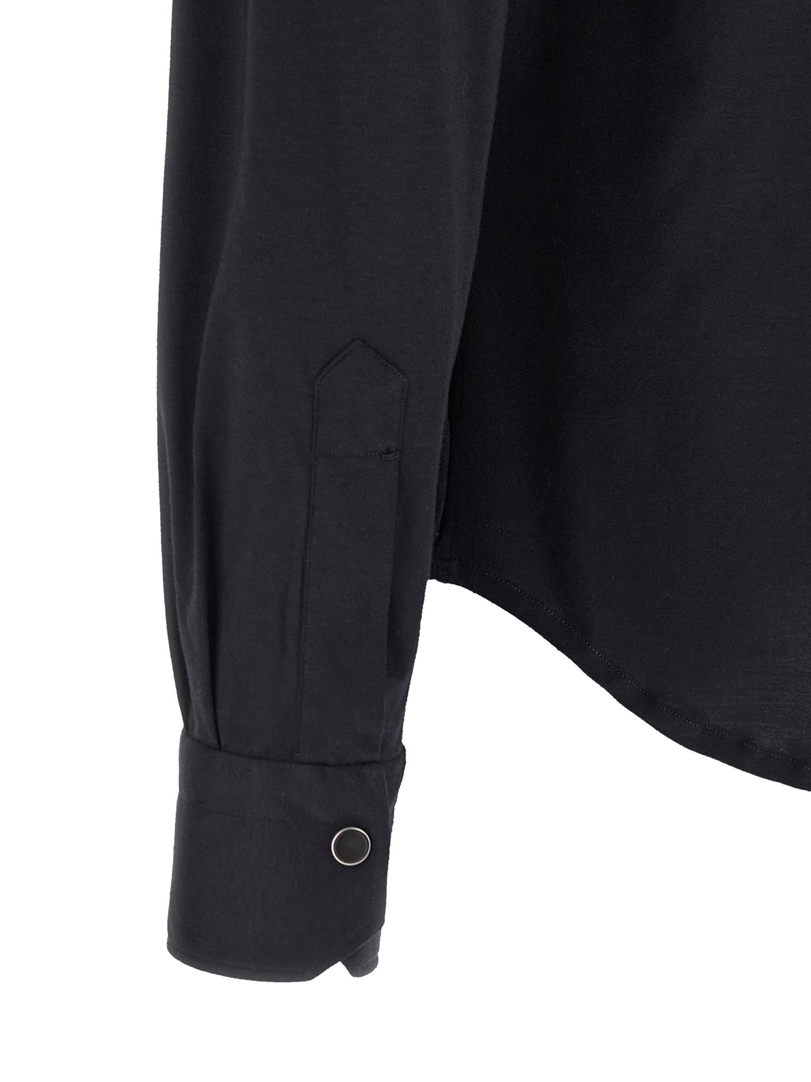 Kiton Blue Cotton Men's Blouse