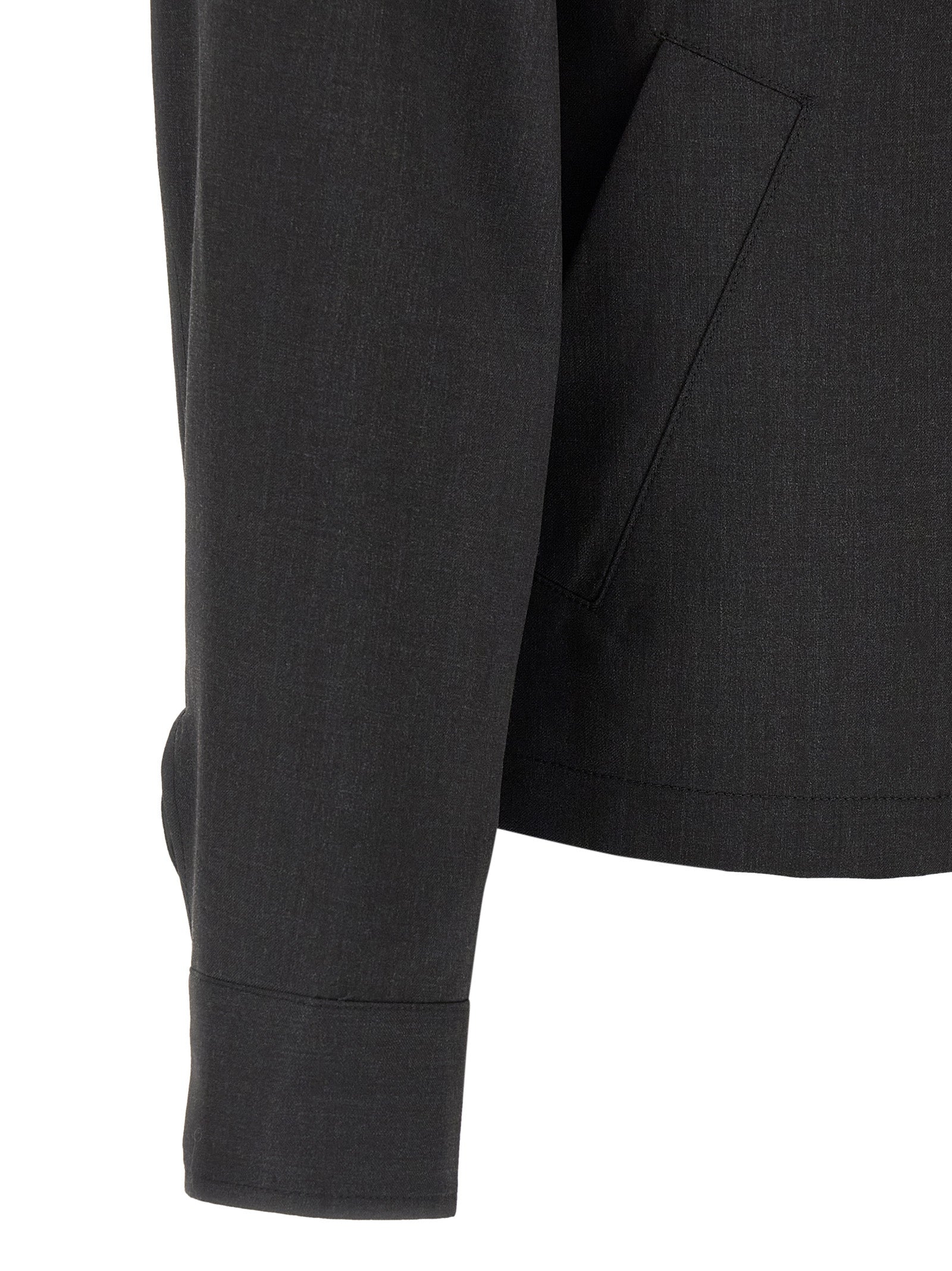 MFPEN Gray Wool Full-Length Men's Jacket