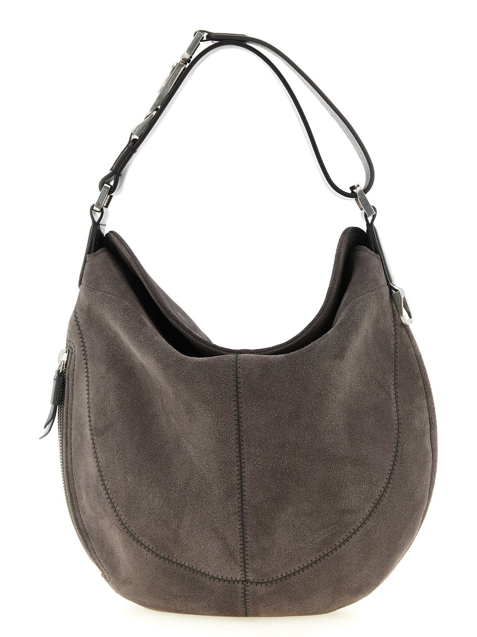 Lemaire Gray Calfskin Shoulder Women's Bag