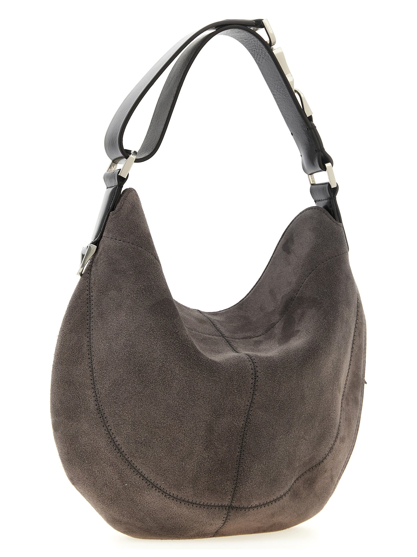 Lemaire Gray Calfskin Shoulder Women's Bag