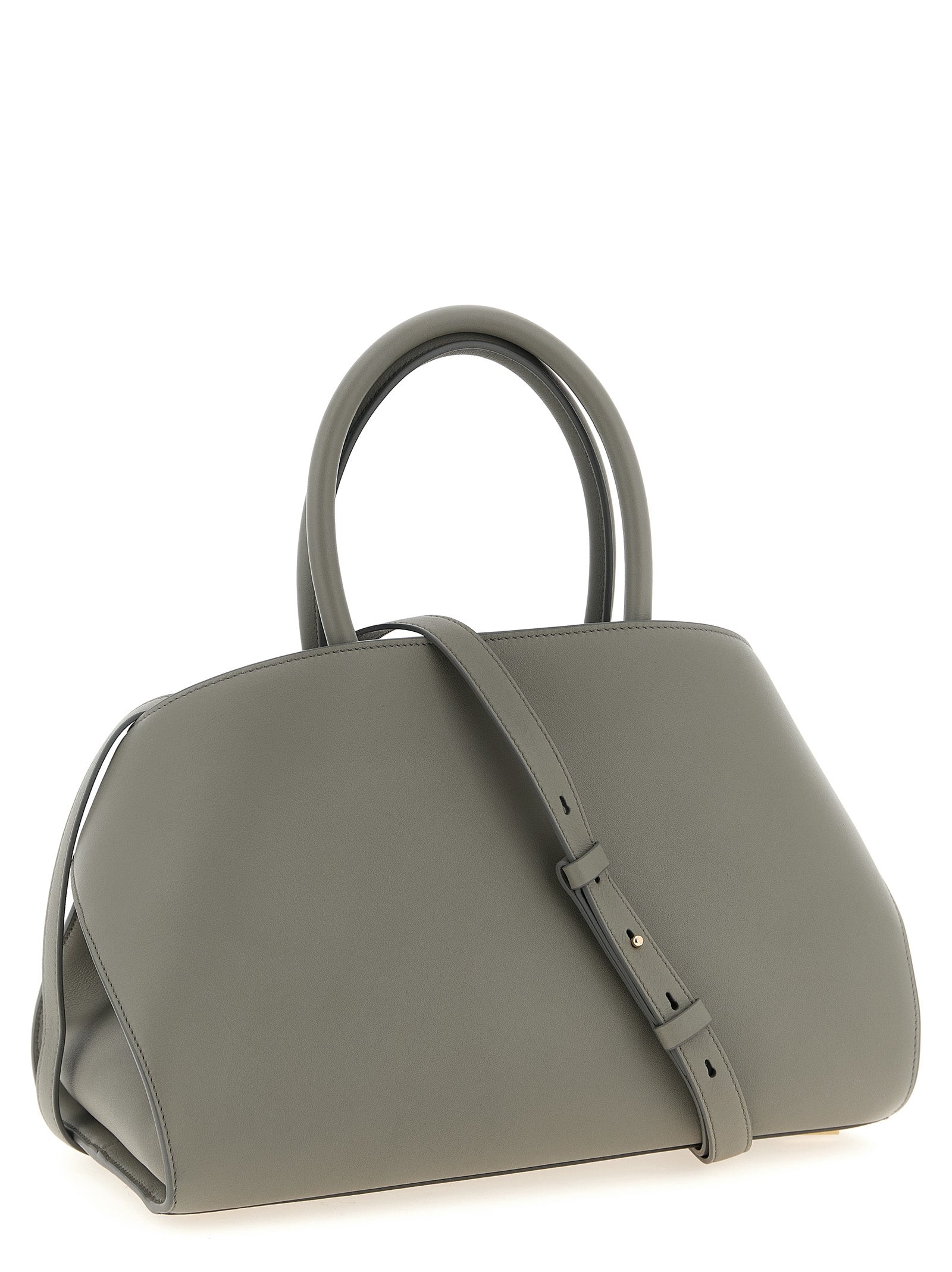 Ferragamo Gray Calfskin Women's Handbag