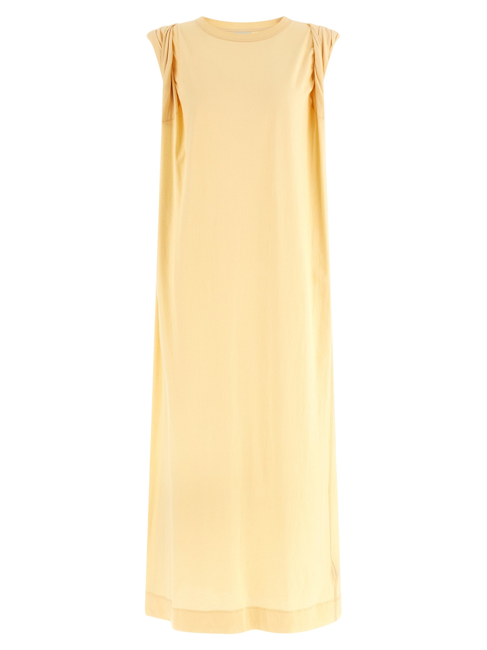 Dries Van Noten Bicolor Cotton Long Women's Dress