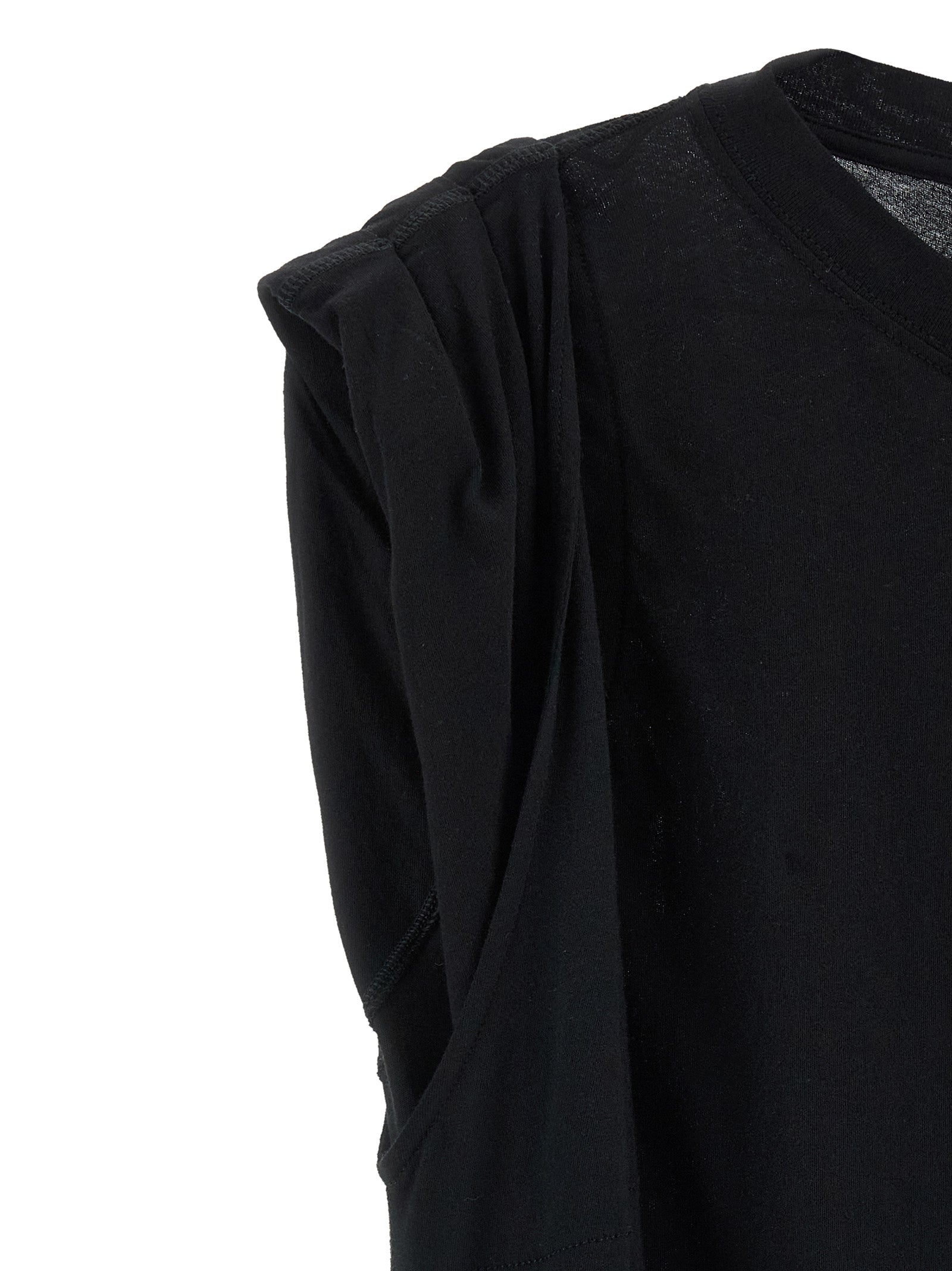 Dries Van Noten Black Cotton Long Women's Dress