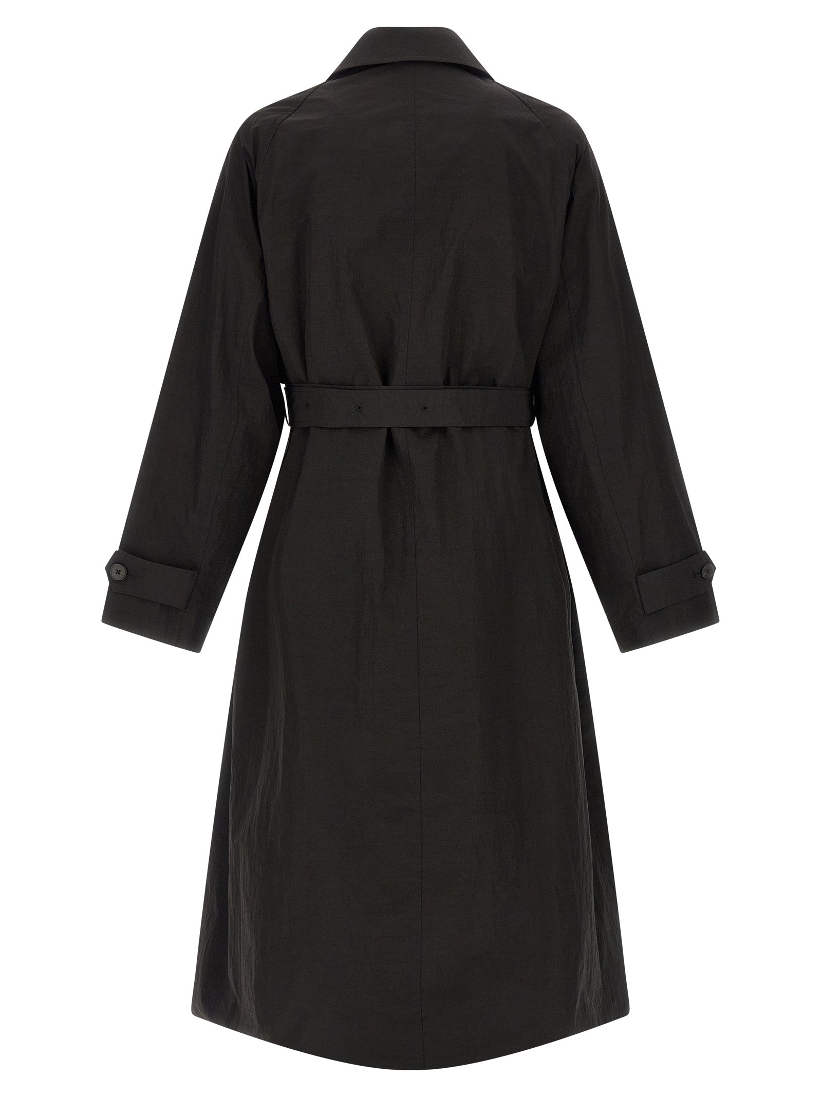 SSSTEIN Black Polyester Men's Coat