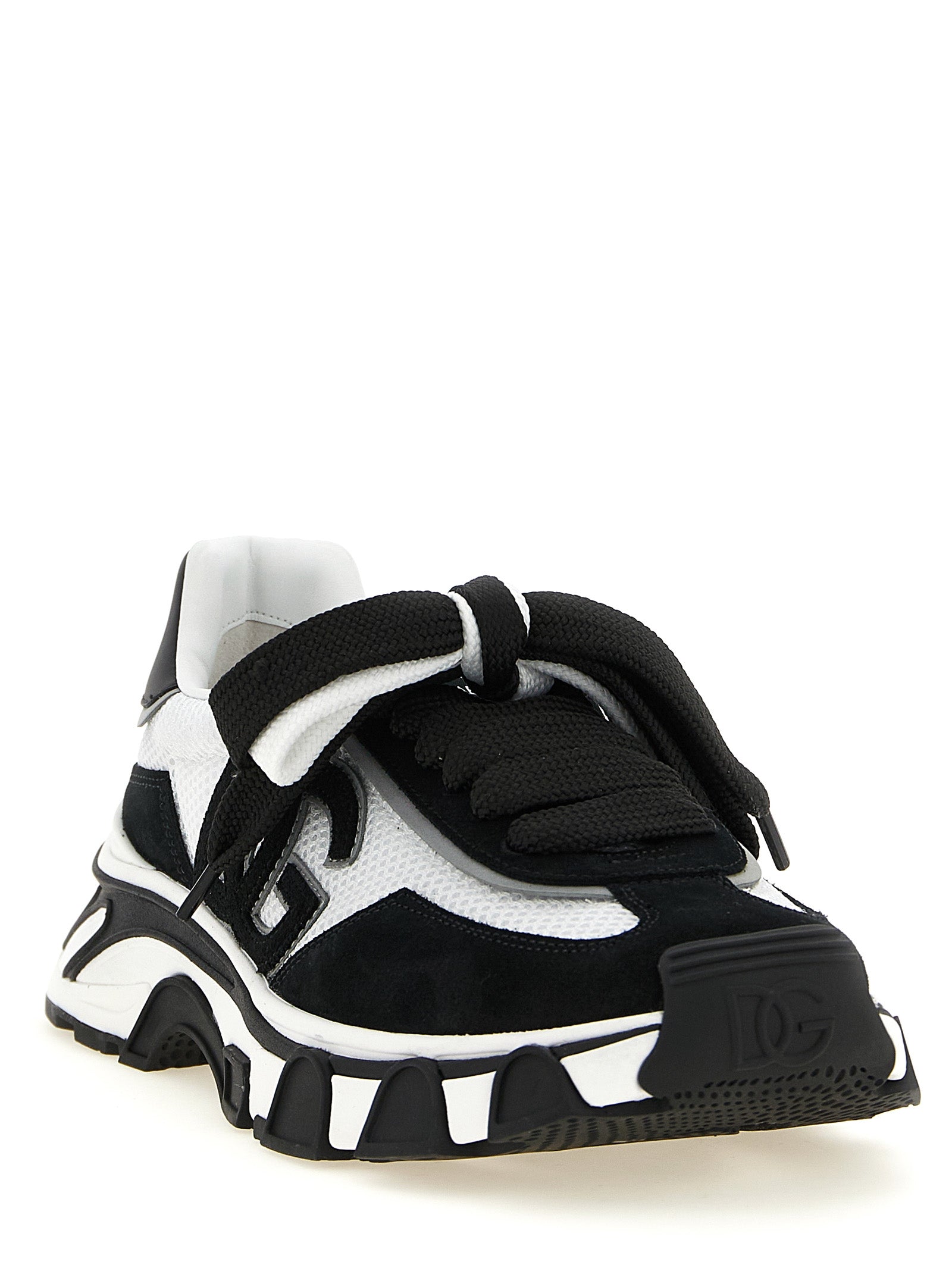 Dolce & Gabbana Bicolor Polyester Athletic Women's Sneakers