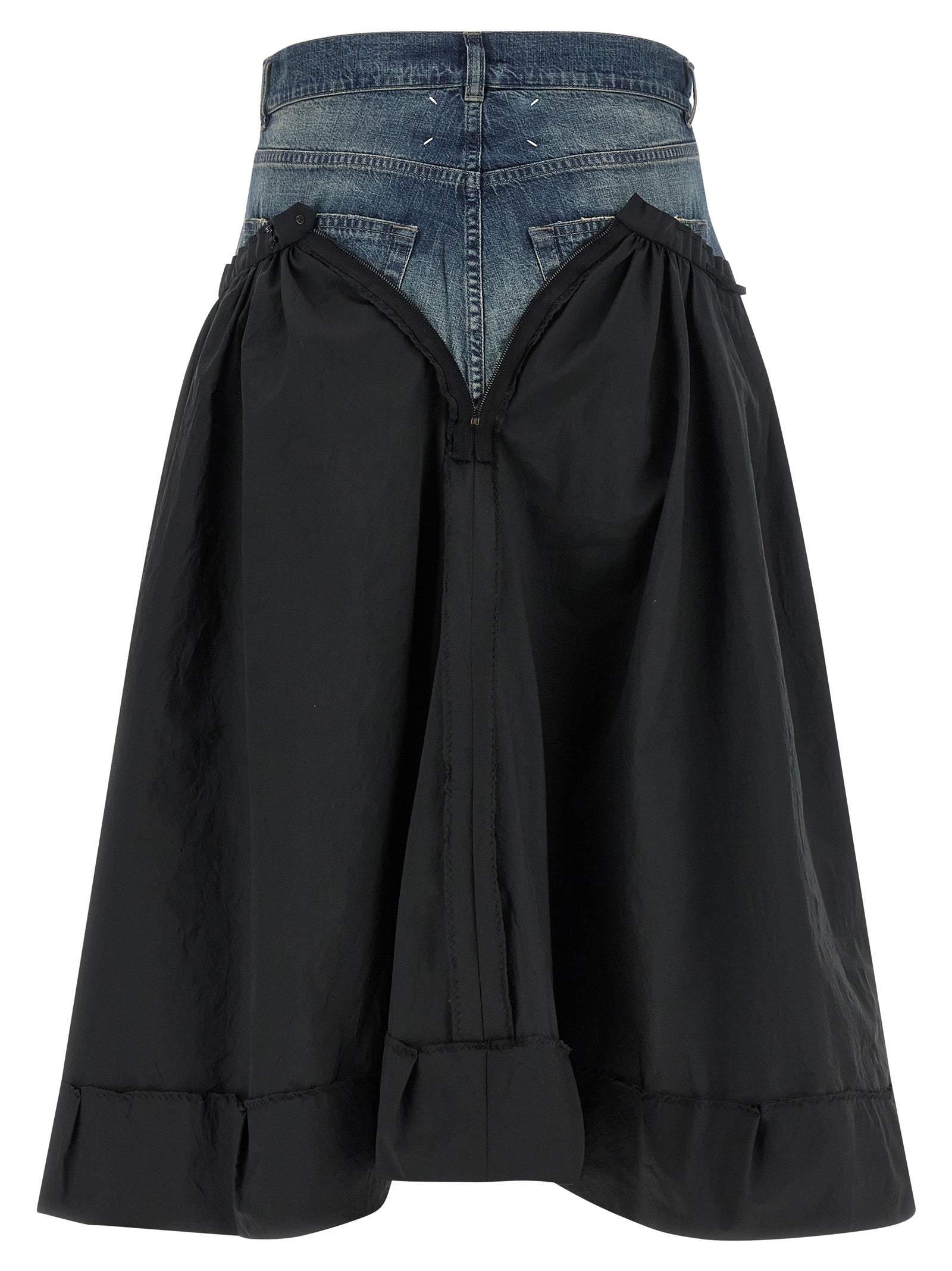 Maison Margiela Multicolor Polyester Midi Women's Skirt