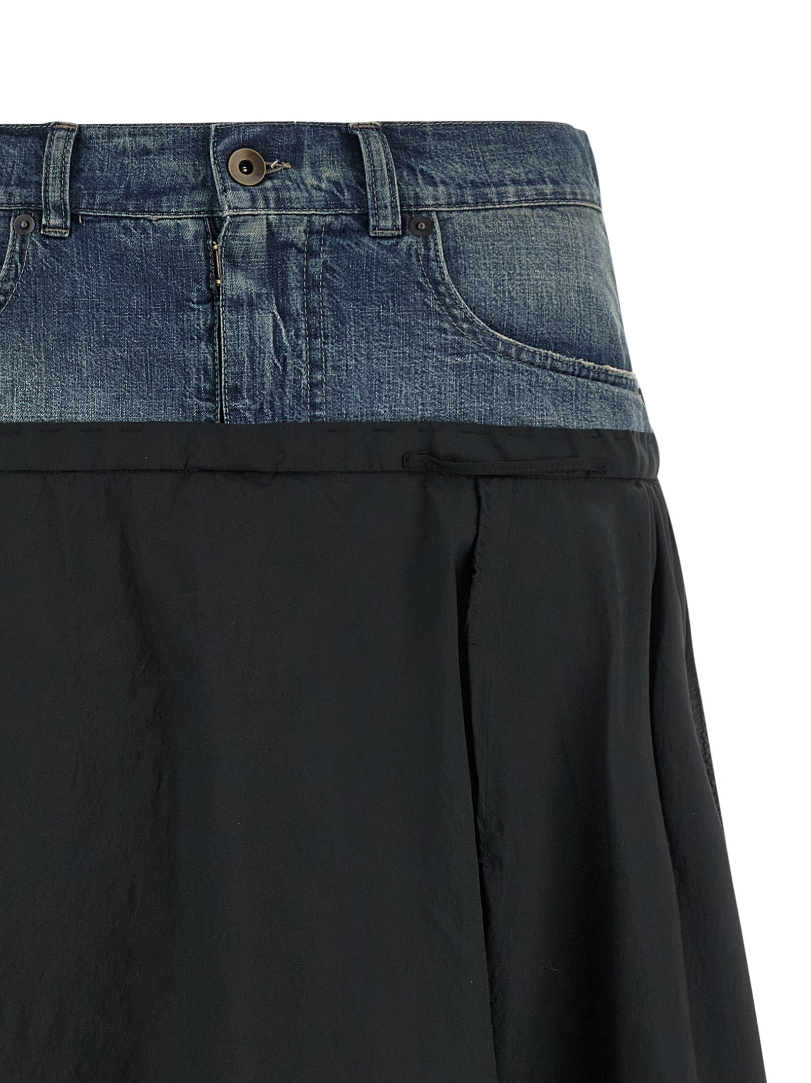 Maison Margiela Multicolor Polyester Midi Women's Skirt