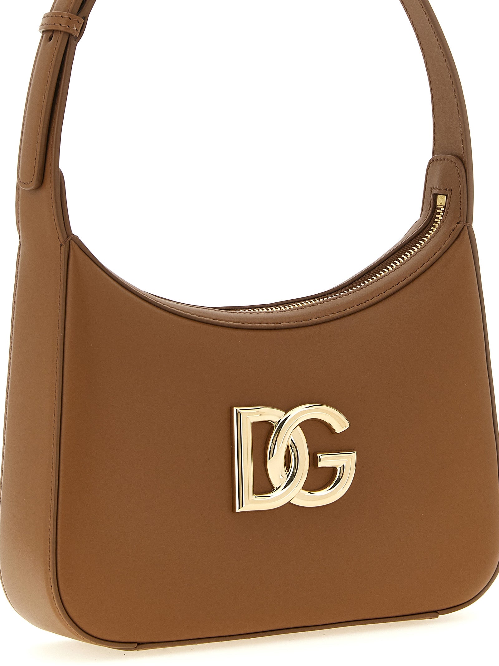 Dolce & Gabbana Brown Calfskin Shoulder Women's Bag