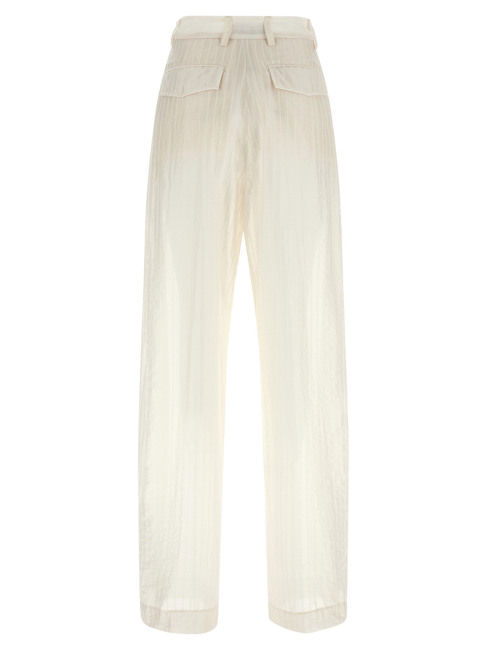 THELATEST Beige Elastane Women's Pants