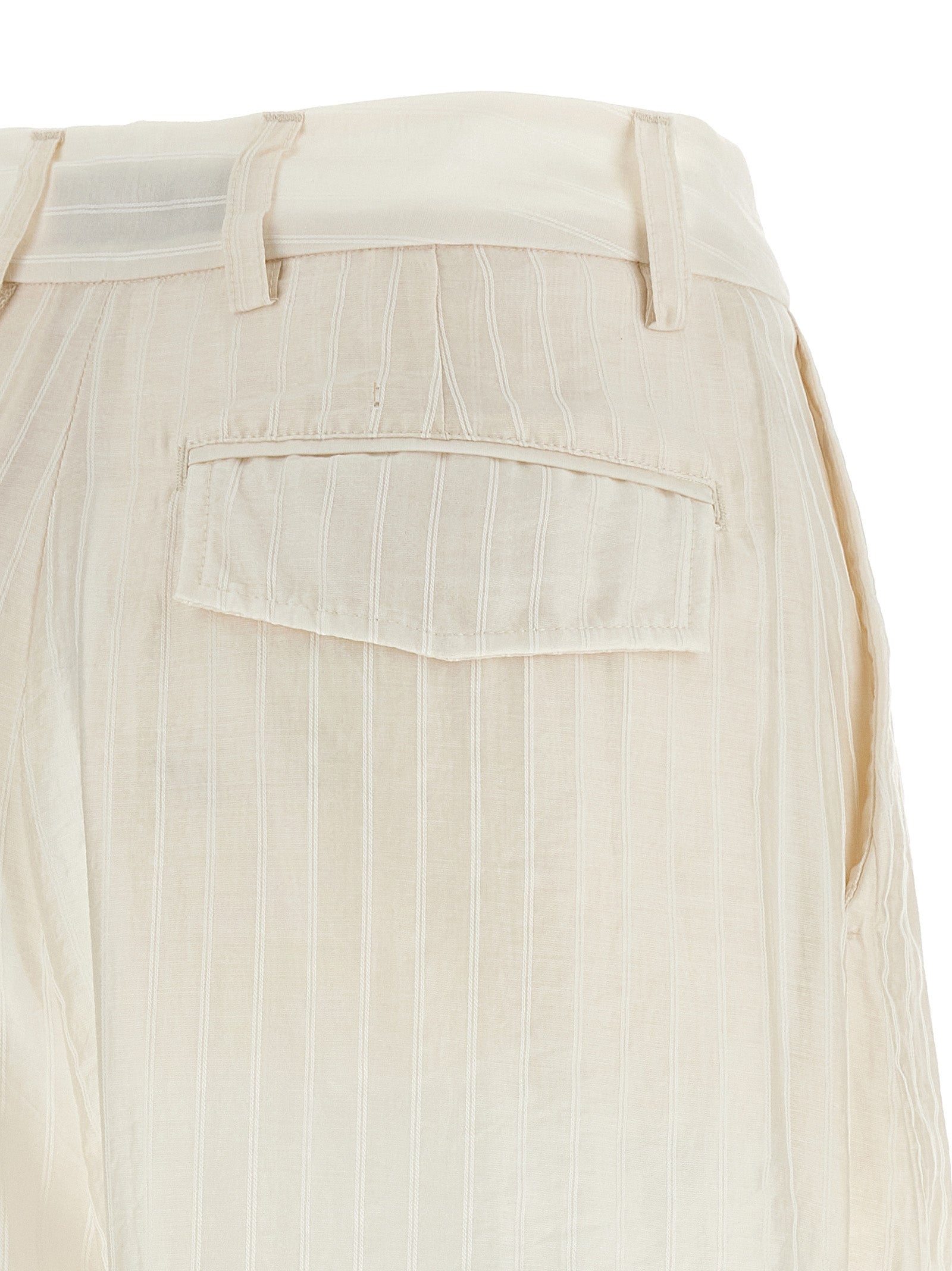 THELATEST Beige Elastane Women's Pants