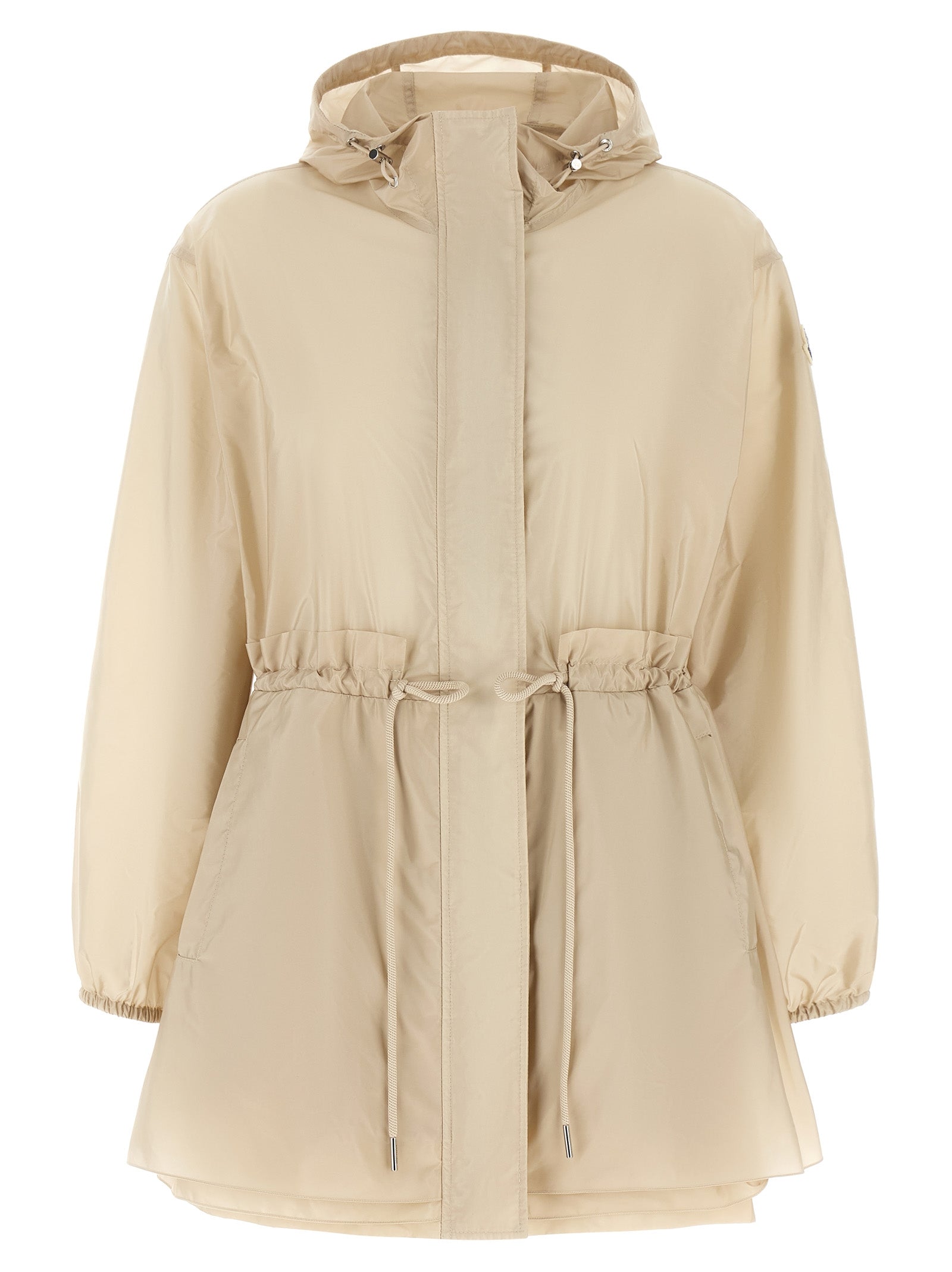 Moncler Beige Polyamide Shell Women's Jacket
