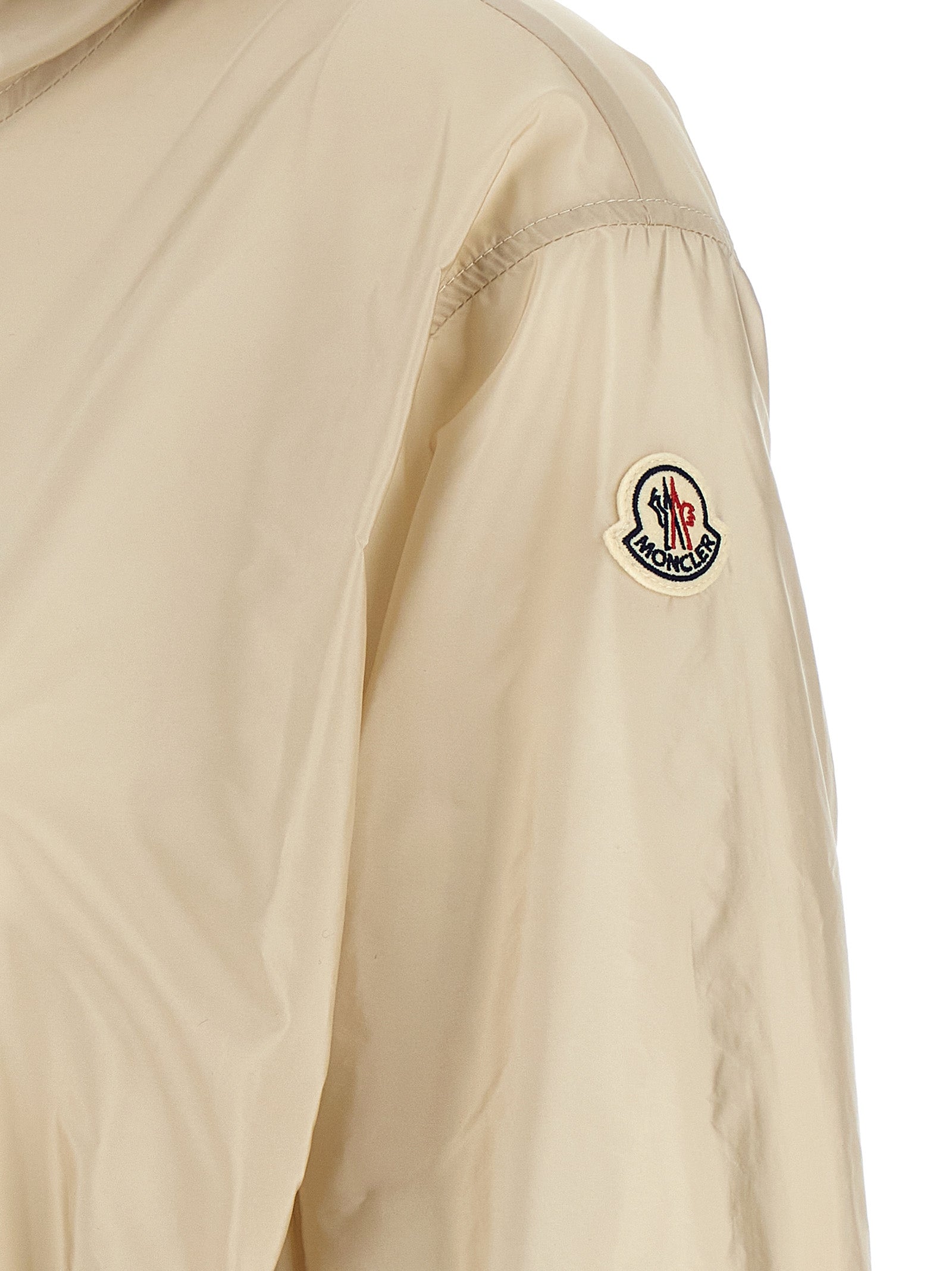 Moncler Beige Polyamide Shell Women's Jacket