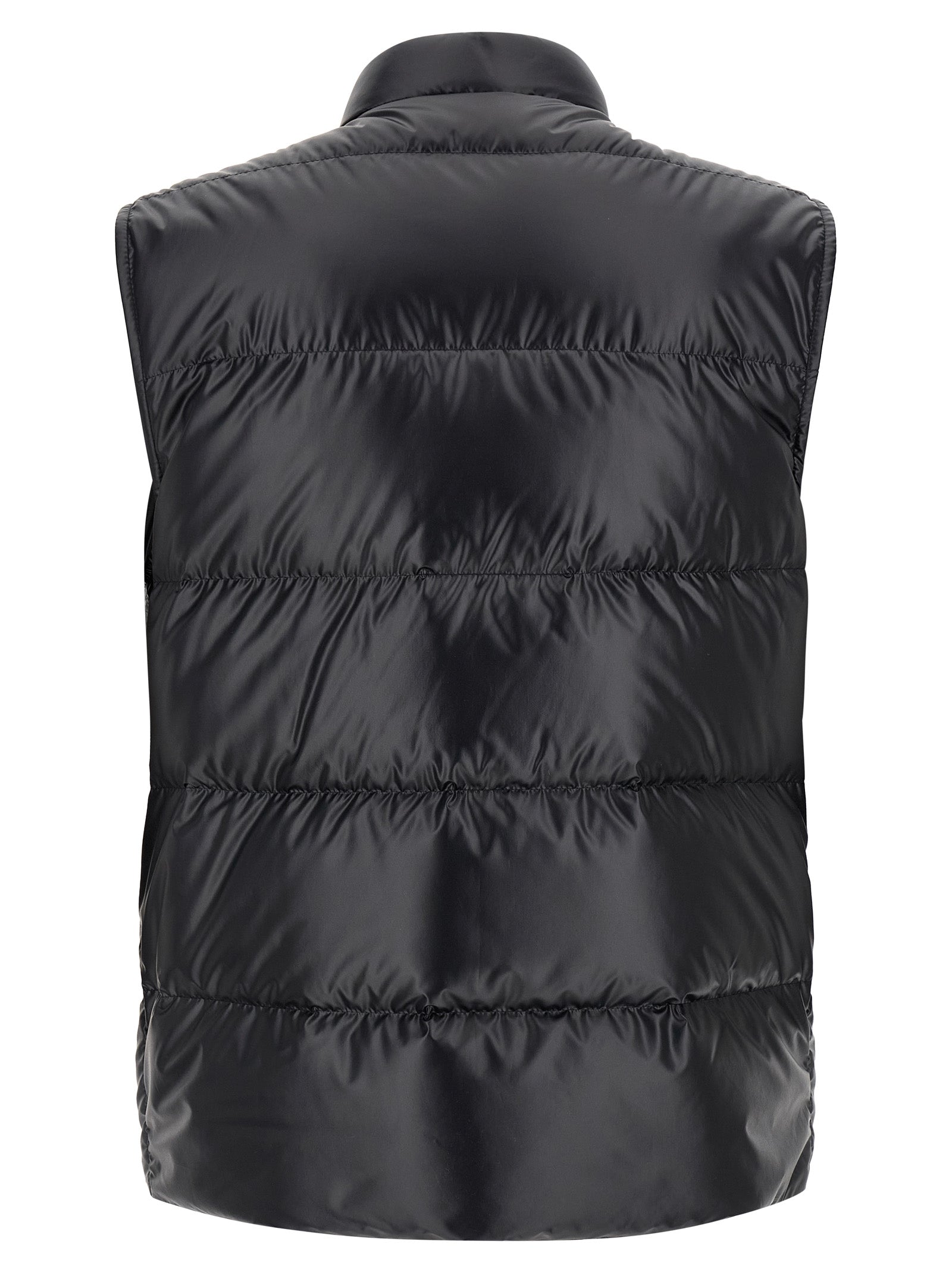 Moncler Blue Polyester Sleeveless Men's Jacket