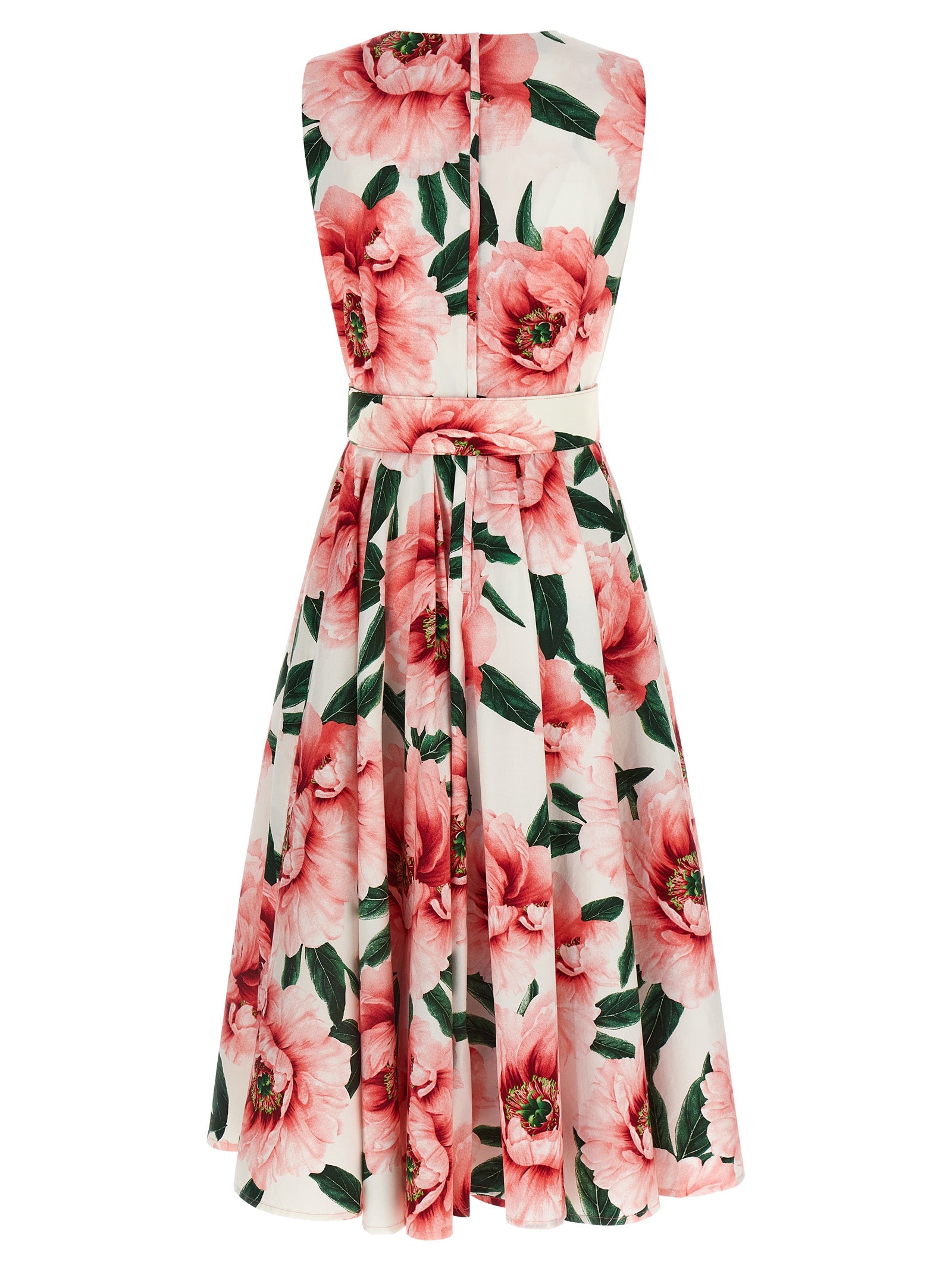 SAMANTHA SUNG Multicolor Cotton Midi Women's Dress