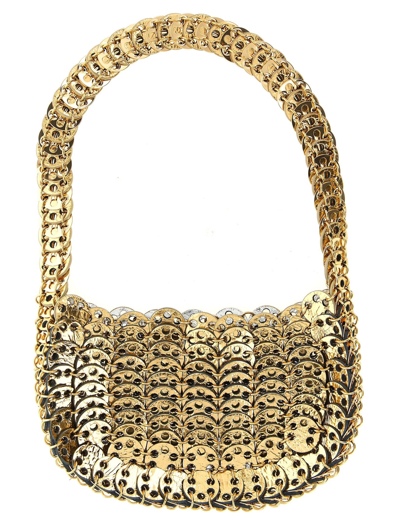 Paco Rabanne Multicolor Calfskin Shoulder Women's Bag