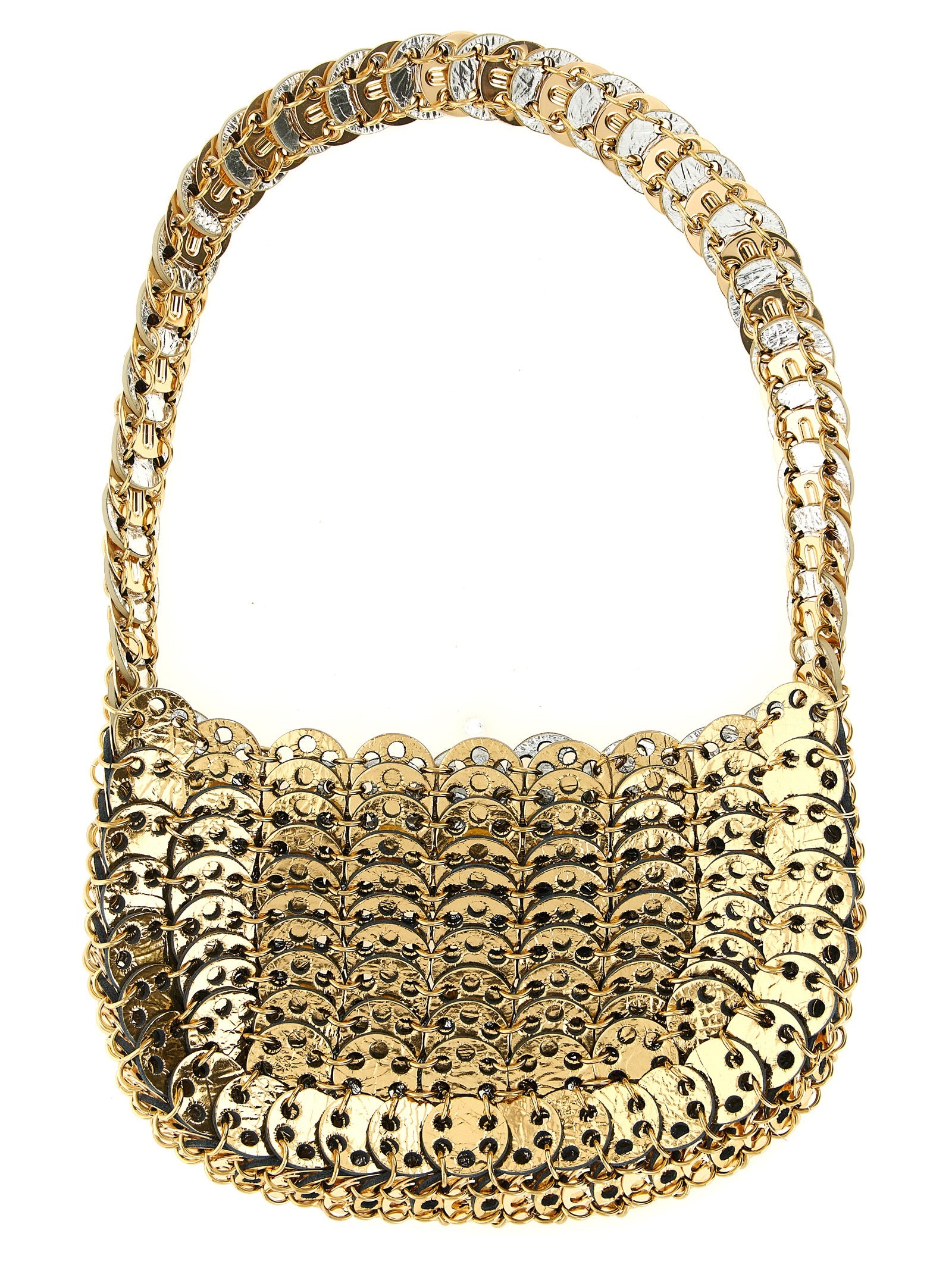 Paco Rabanne Multicolor Calfskin Shoulder Women's Bag