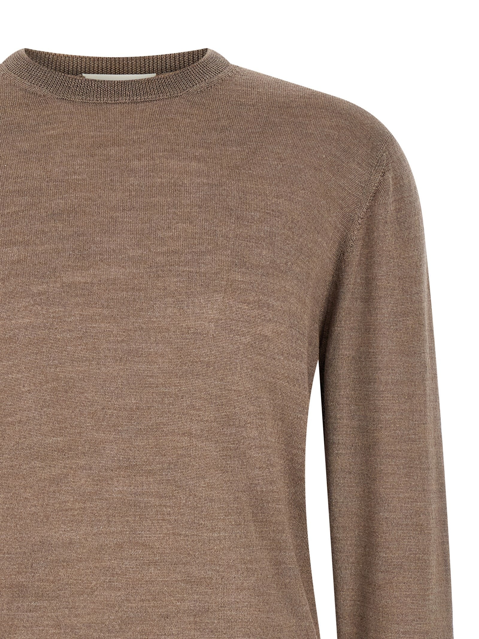 MA'RY'YA Gray Virgin Wool Men's Cardigan