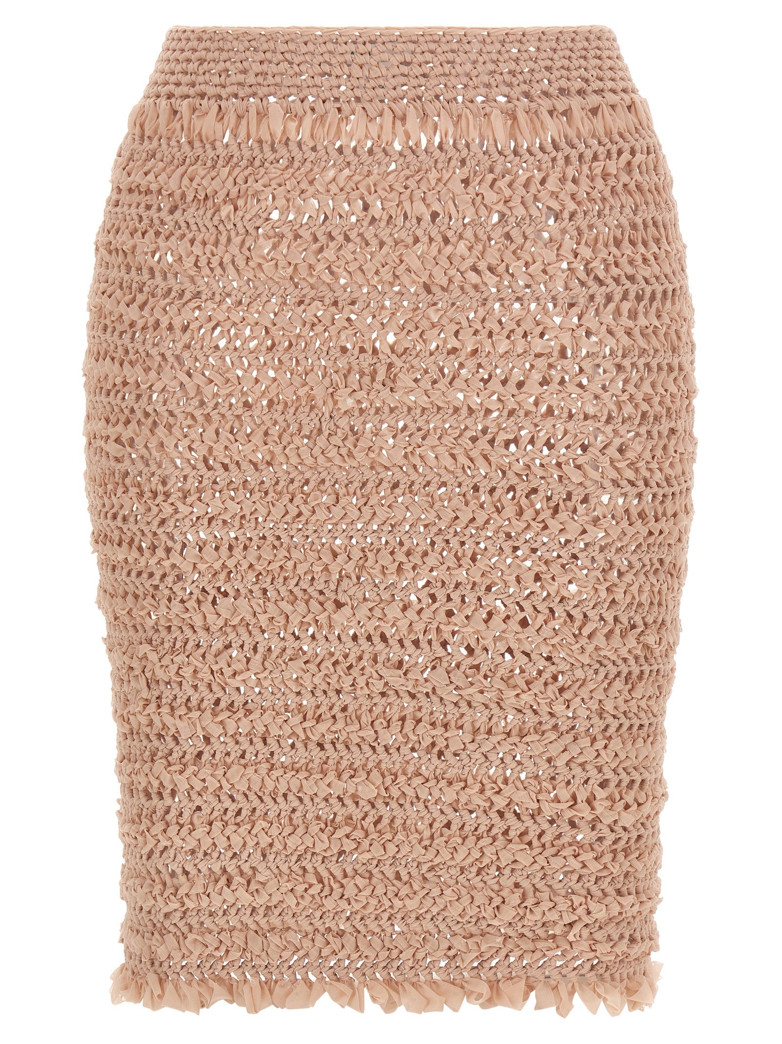 ALLIS Multicolor Polyester Midi Women's Skirt