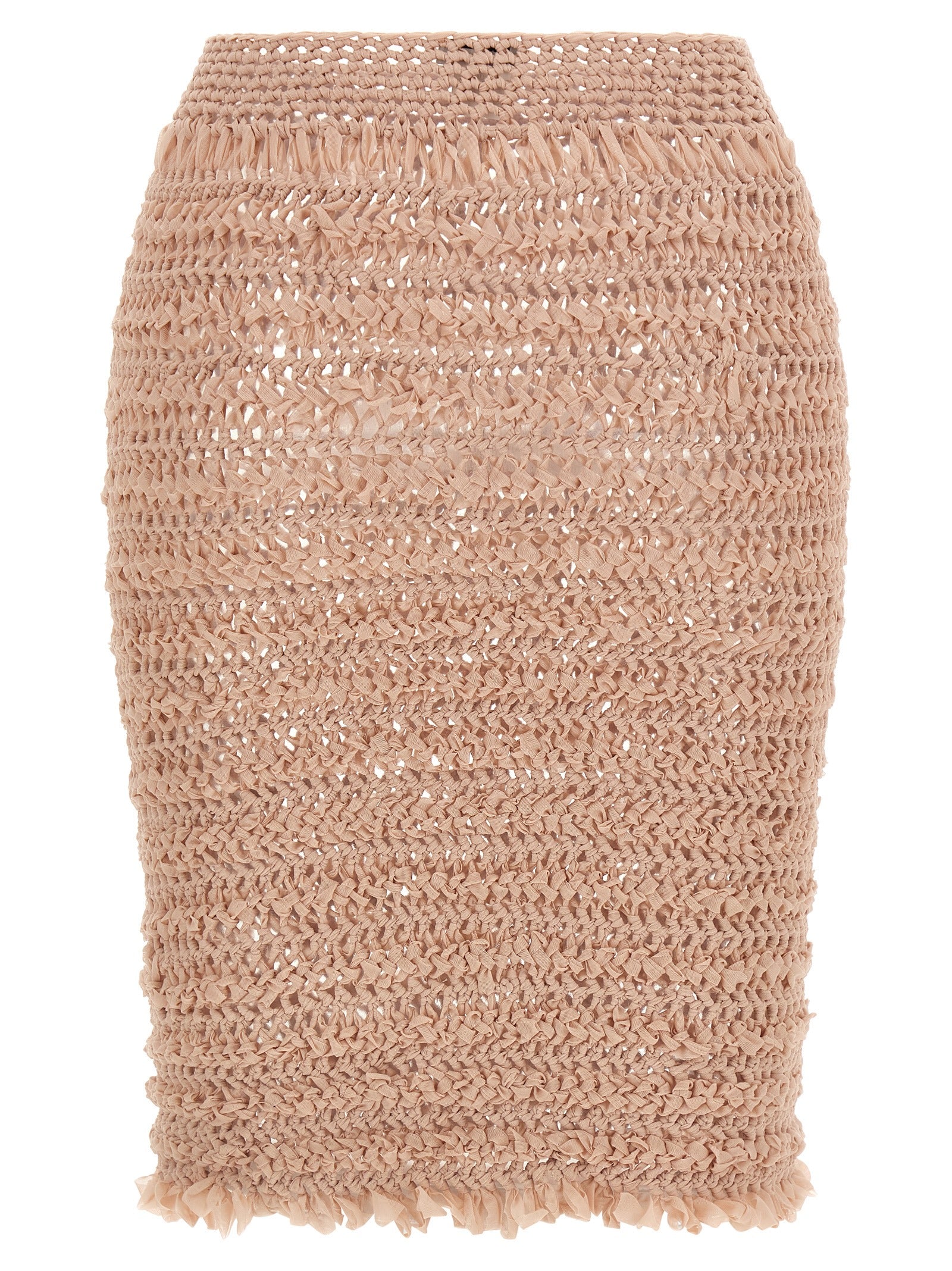 ALLIS Multicolor Polyester Midi Women's Skirt