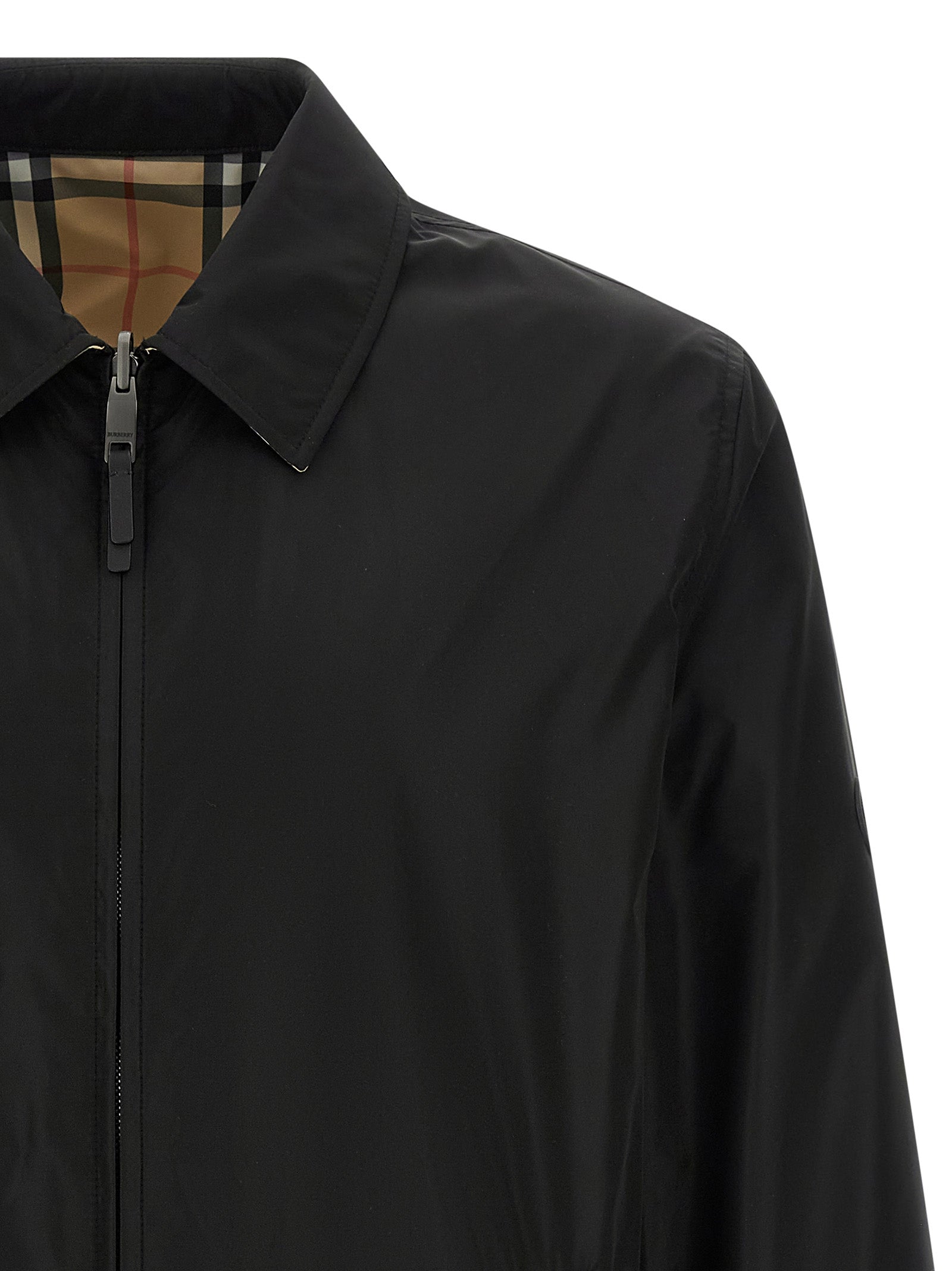 Burberry Black Polyamide Shell Men's Jacket