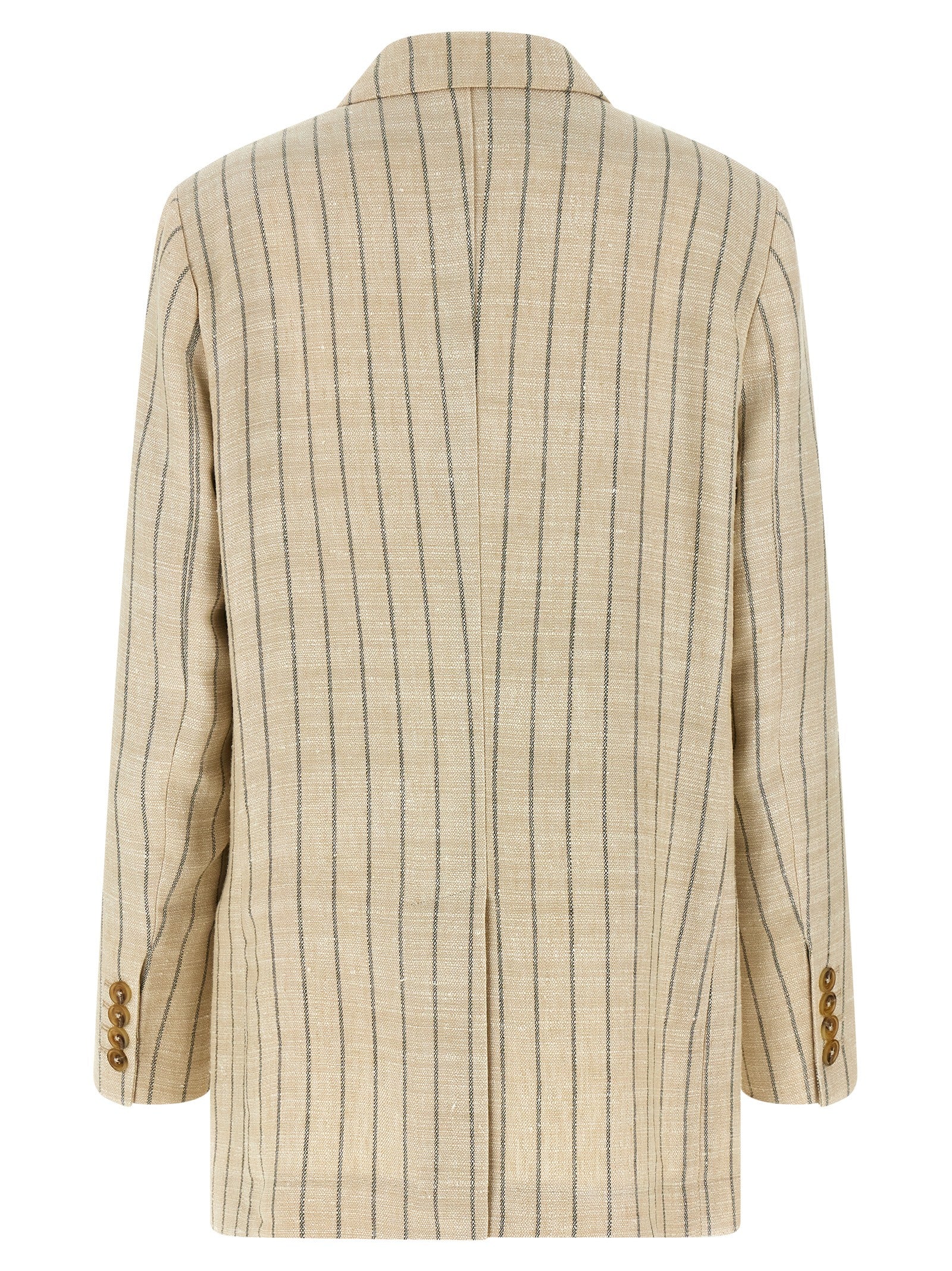Blazé Milano Beige Cotton Women's Blazer