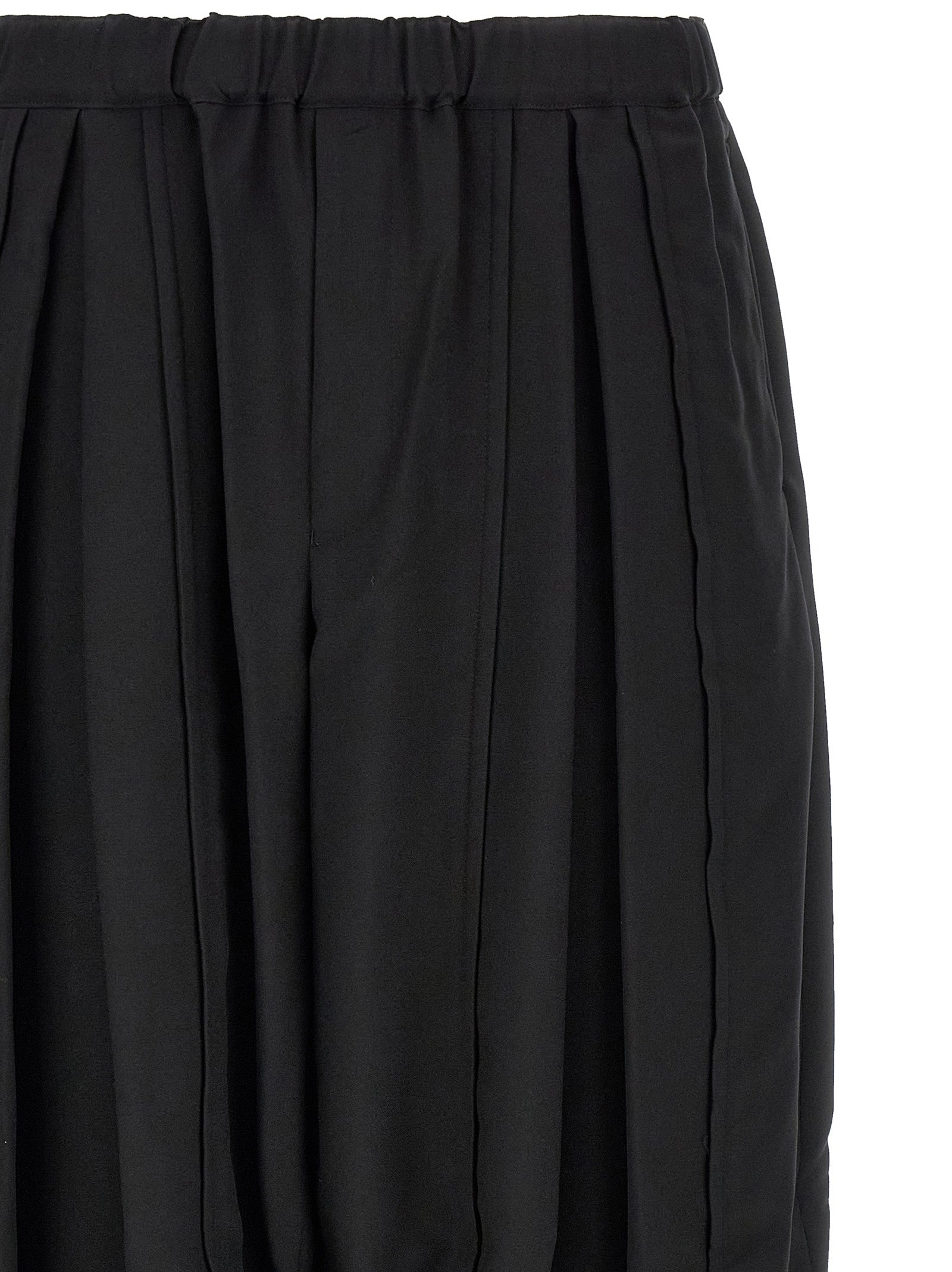 Comme Des Garçons Black Polyester Casual Men's Pants