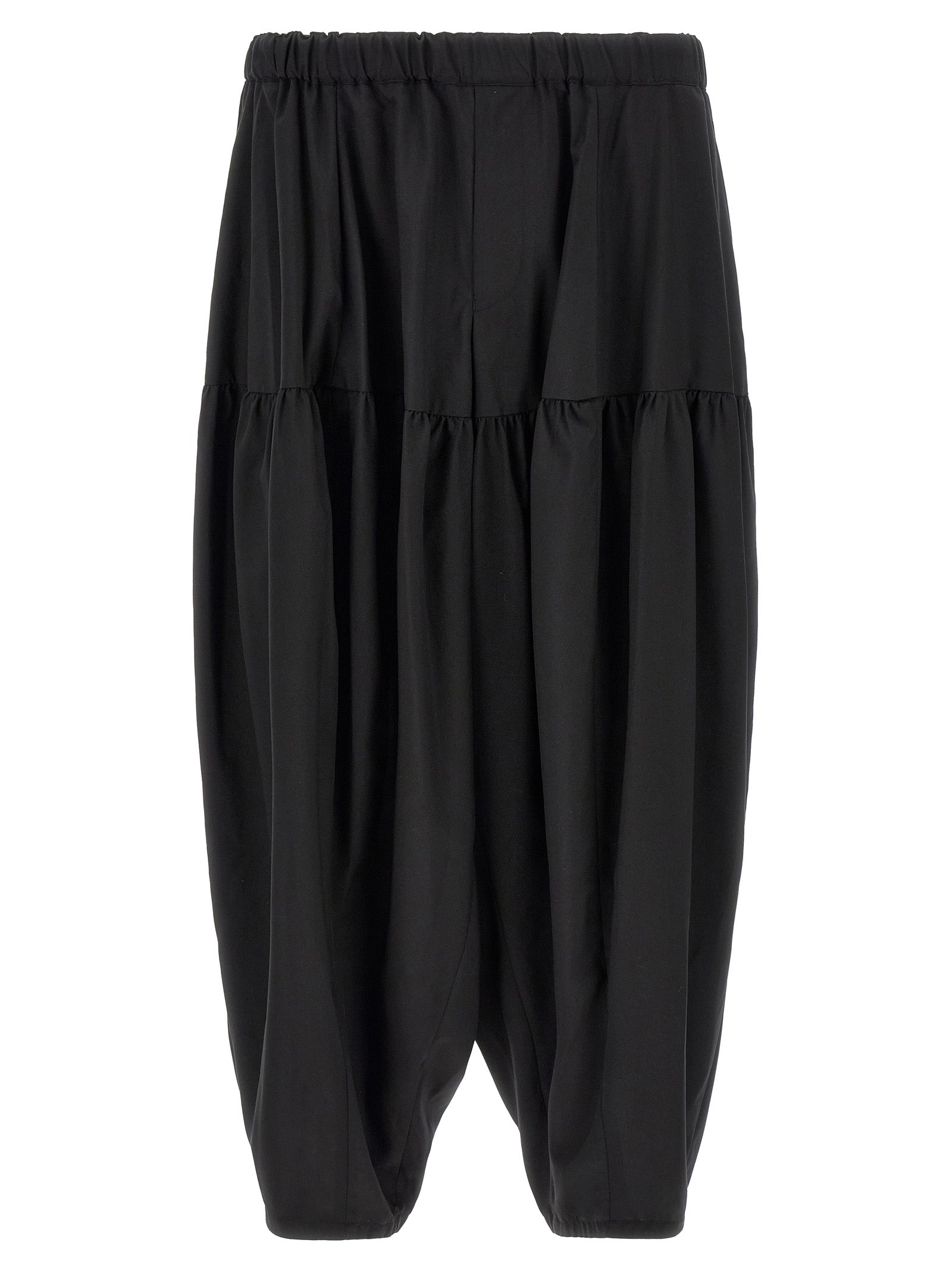 Comme Des Garçons Black Polyester Casual Men's Pants