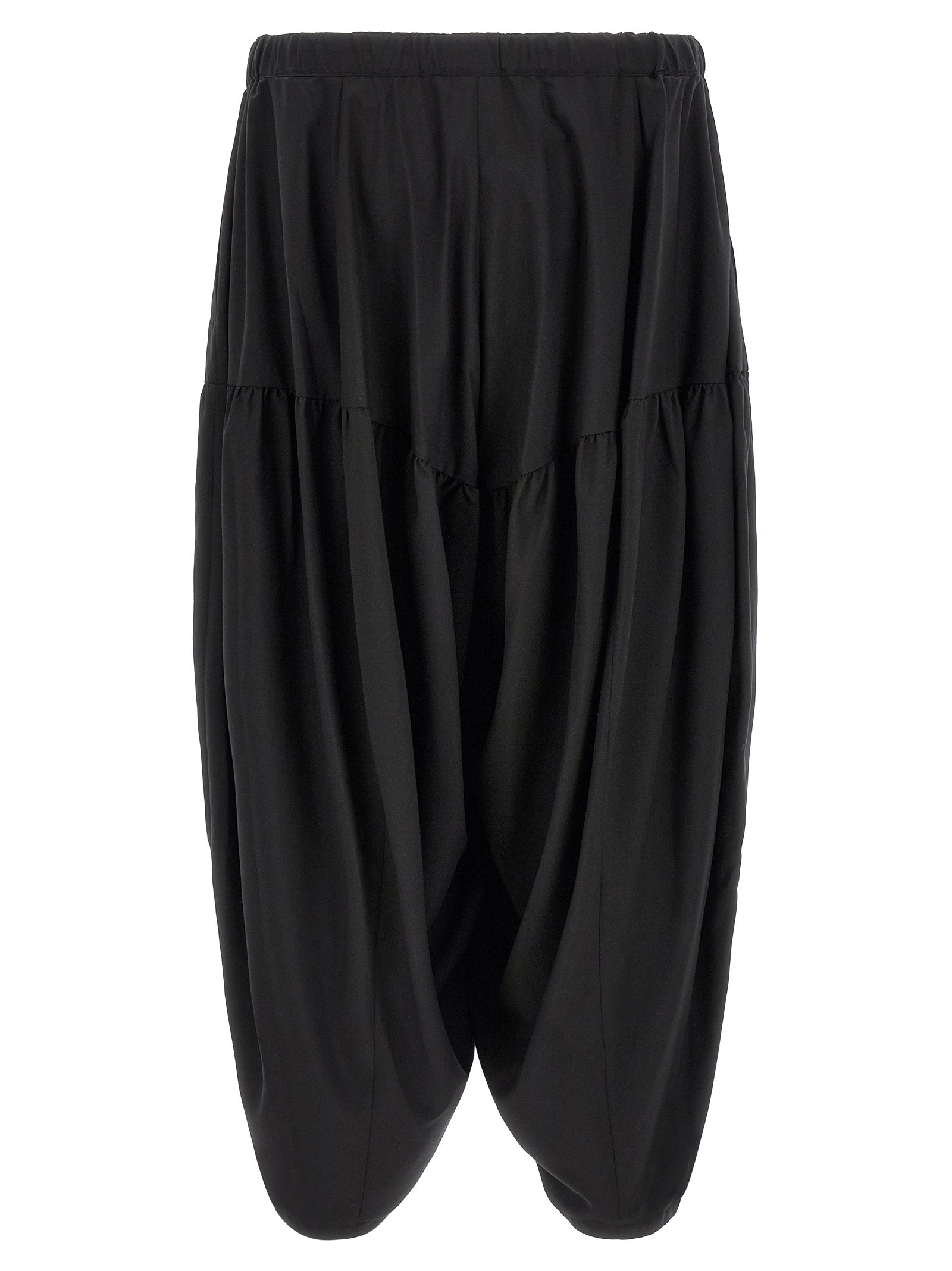 Comme Des Garçons Black Polyester Casual Men's Pants