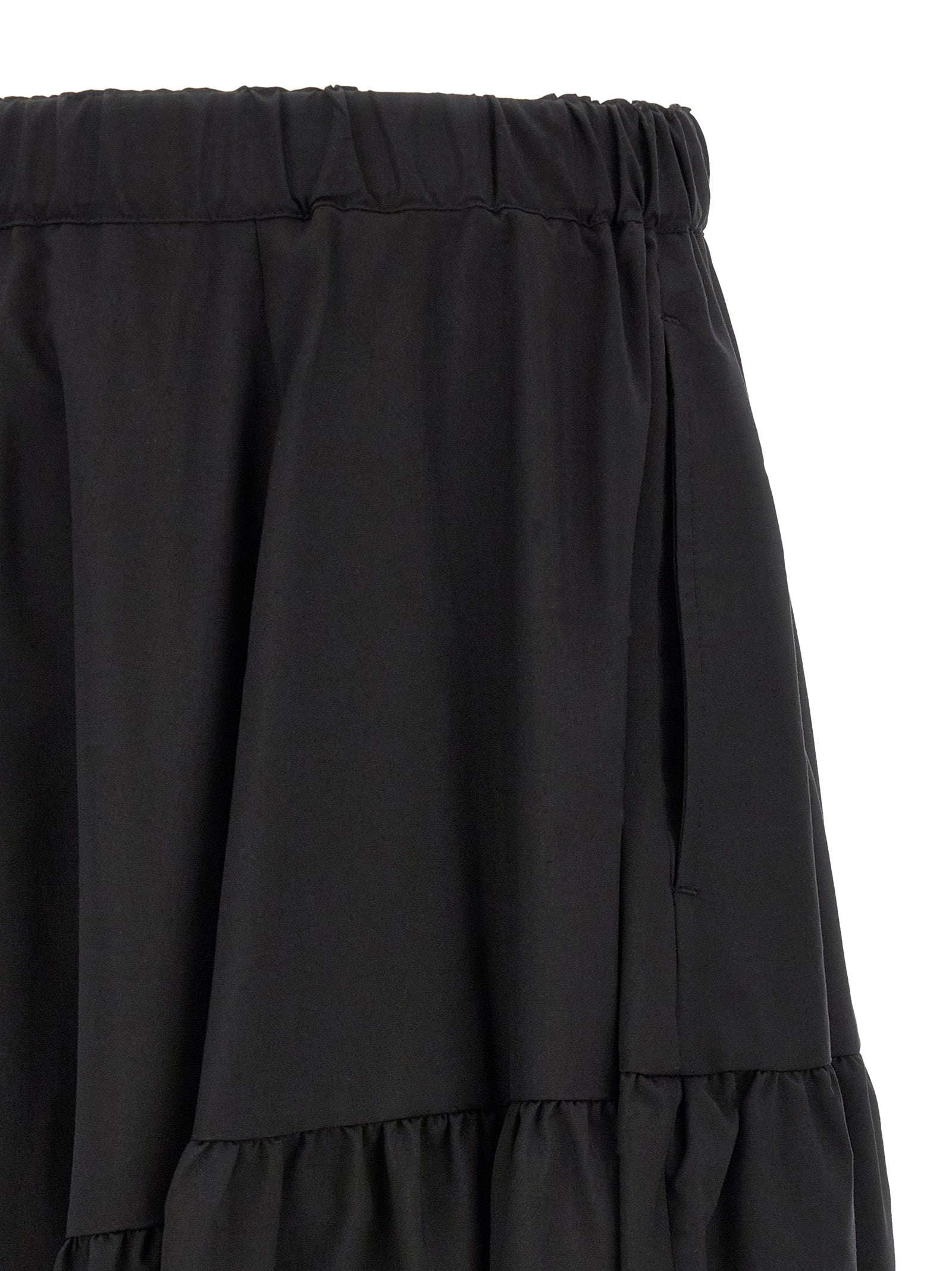 Comme Des Garçons Black Polyester Casual Men's Pants