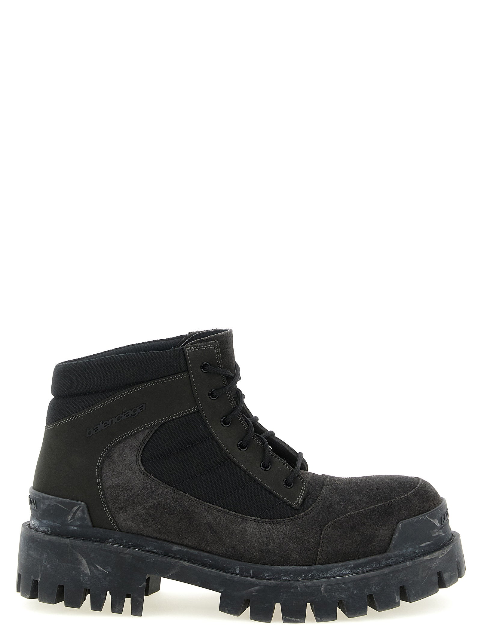 Balenciaga Brown Calfskin Ankle Men's Boots