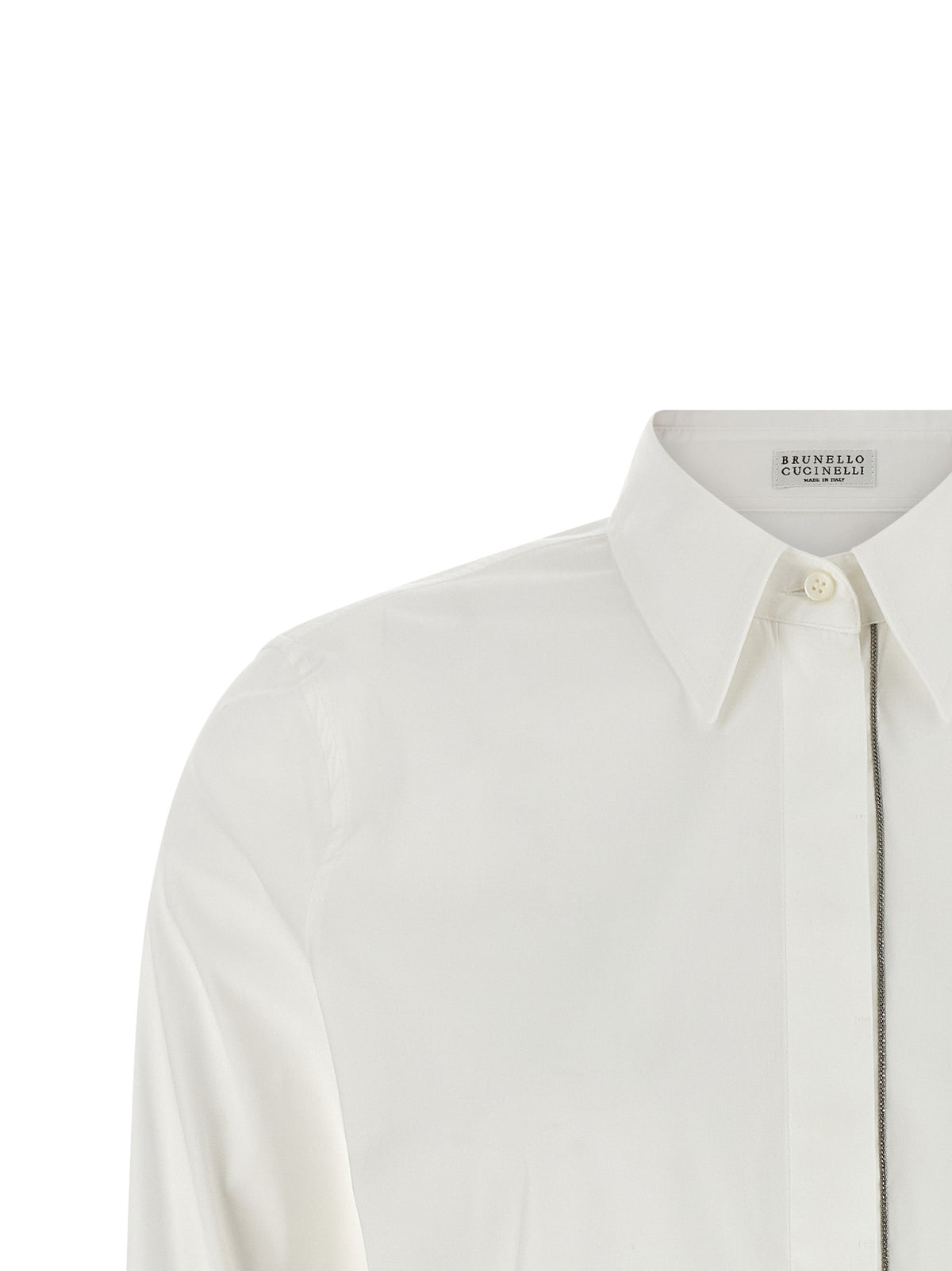 Brunello Cucinelli White Cotton Women's Blouse