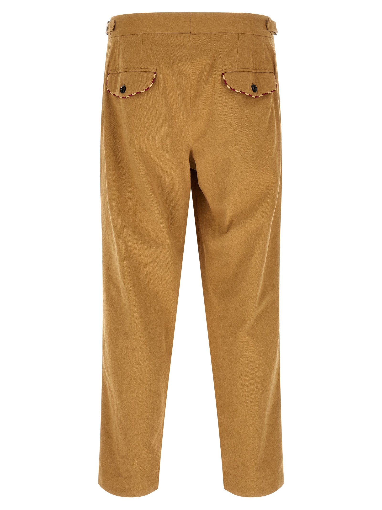 BODE Beige Cotton Casual Men's Pants