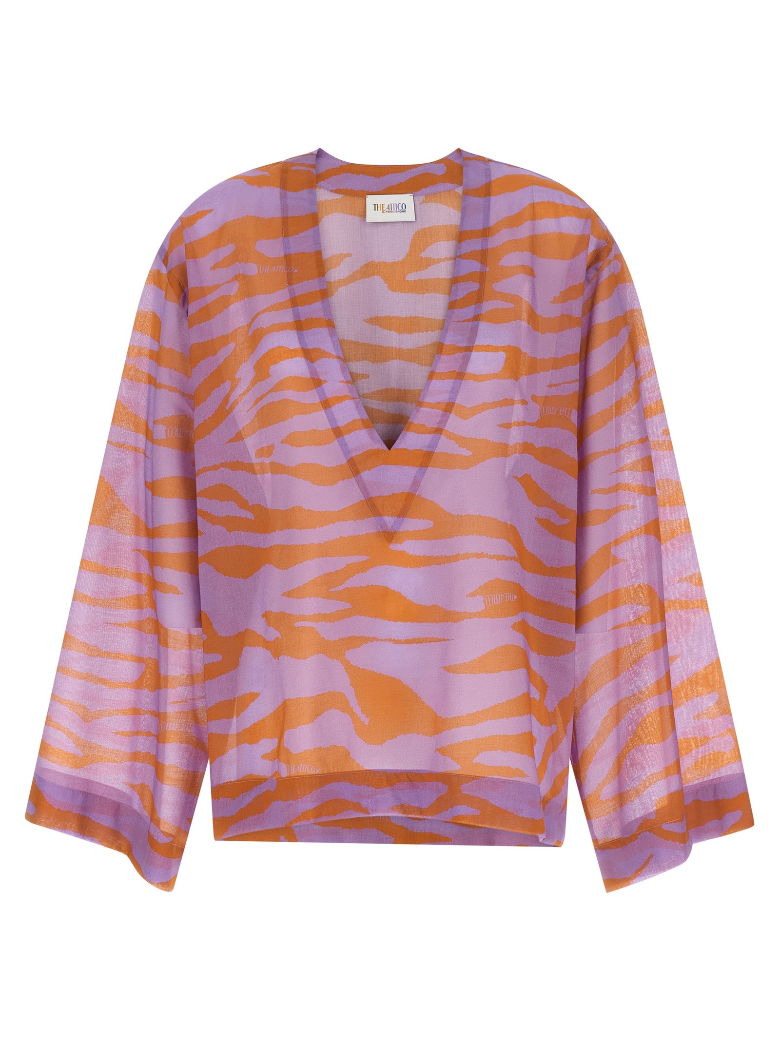 The Attico Purple Cotton Women's Blouse