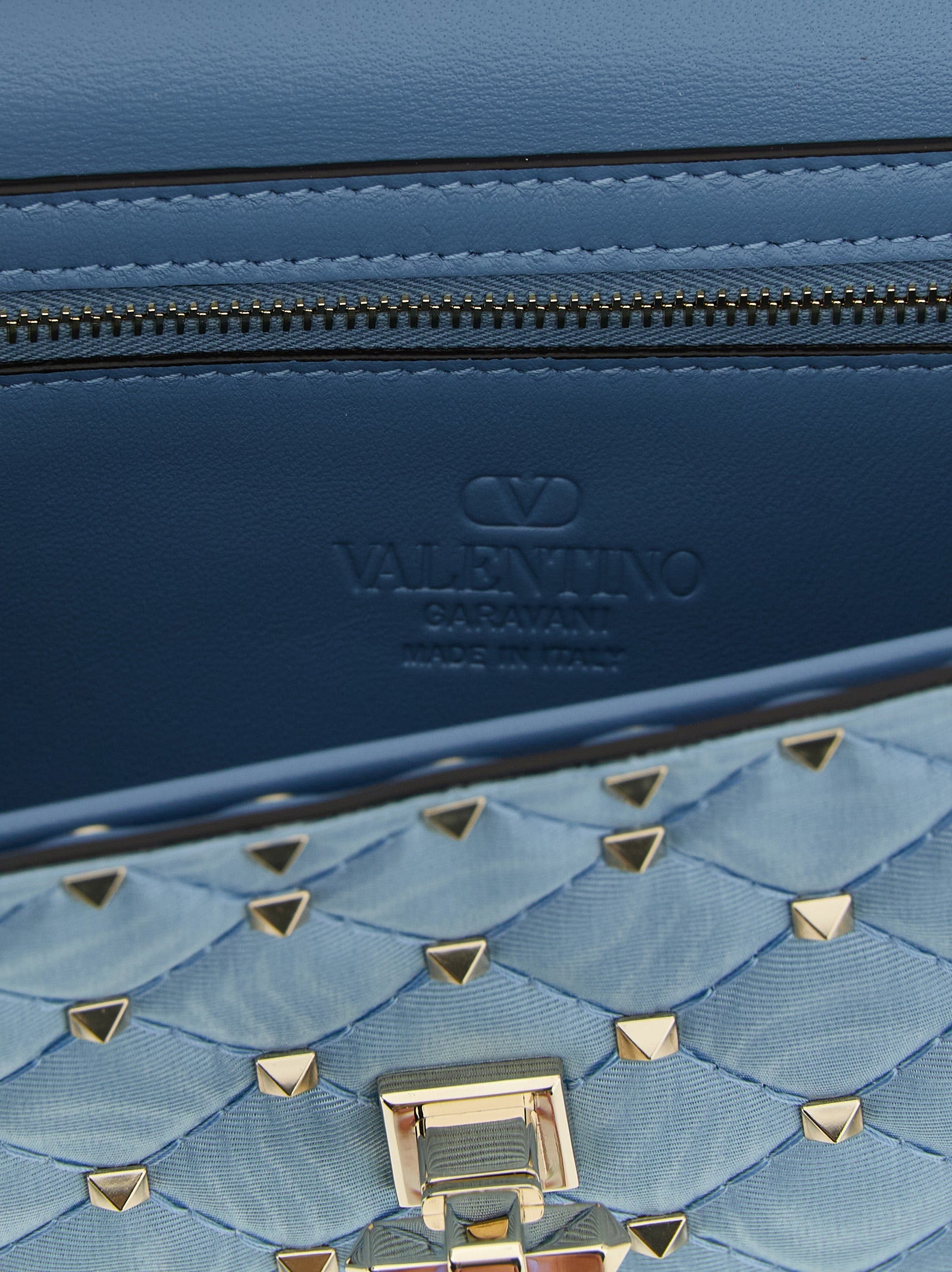 Valentino Garavani Blue Viscose Crossbody Women's Bag