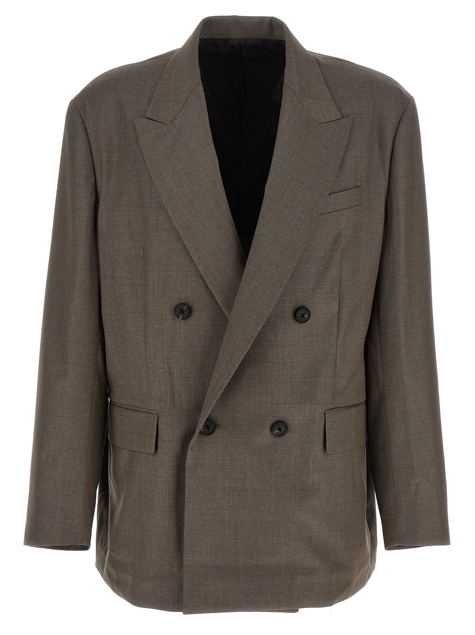 SSSTEIN Gray Wool Men's Blazer