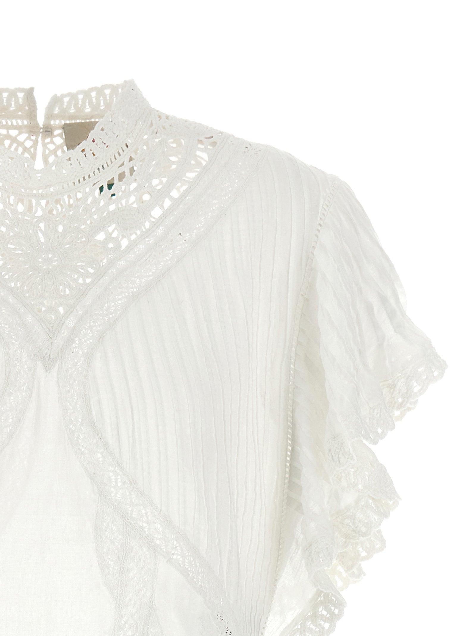 FARM RIO White Organic Cotton Women's Blouse