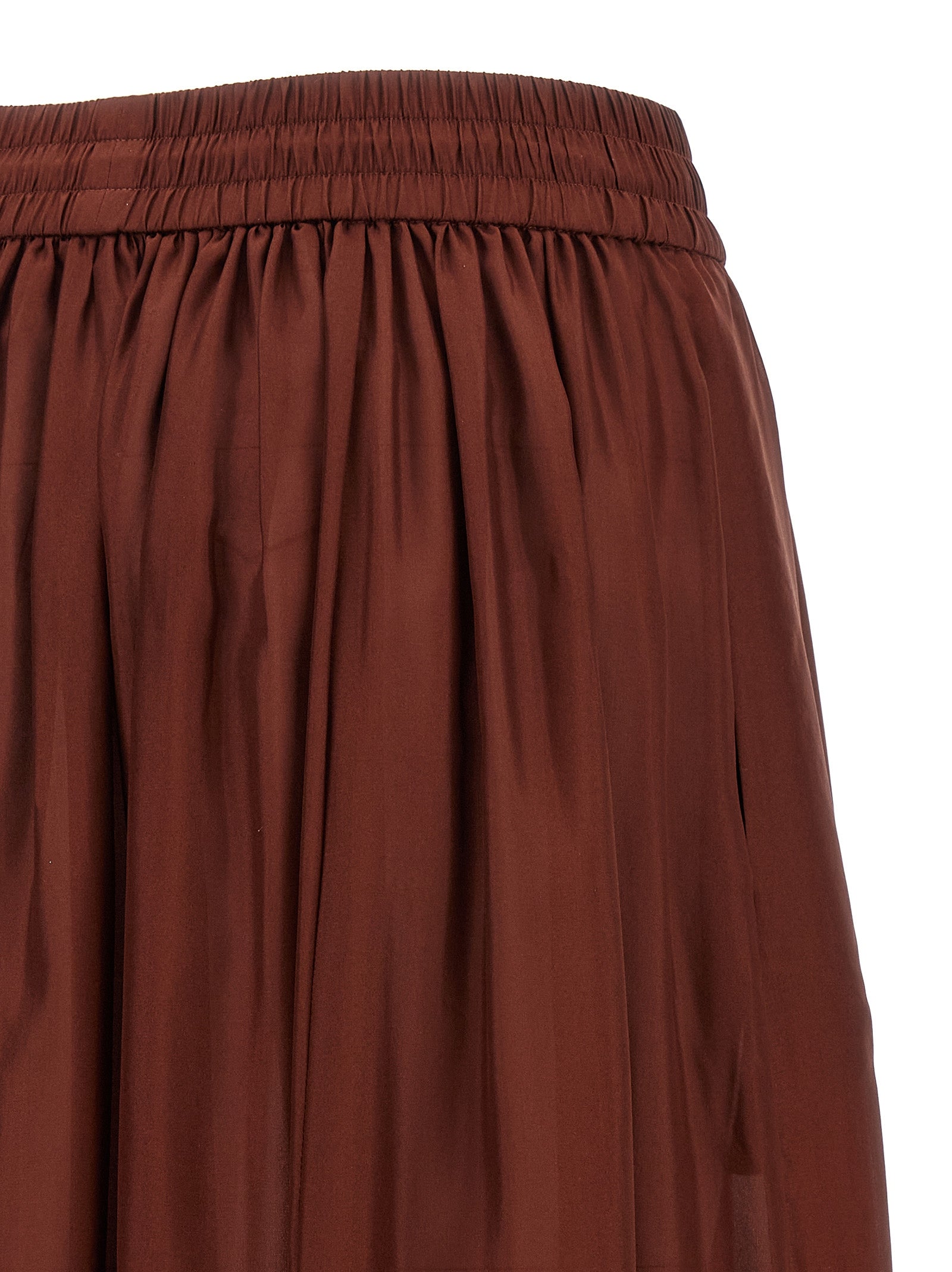 Zimmermann Bordeaux Silk Mini Women's Skirt